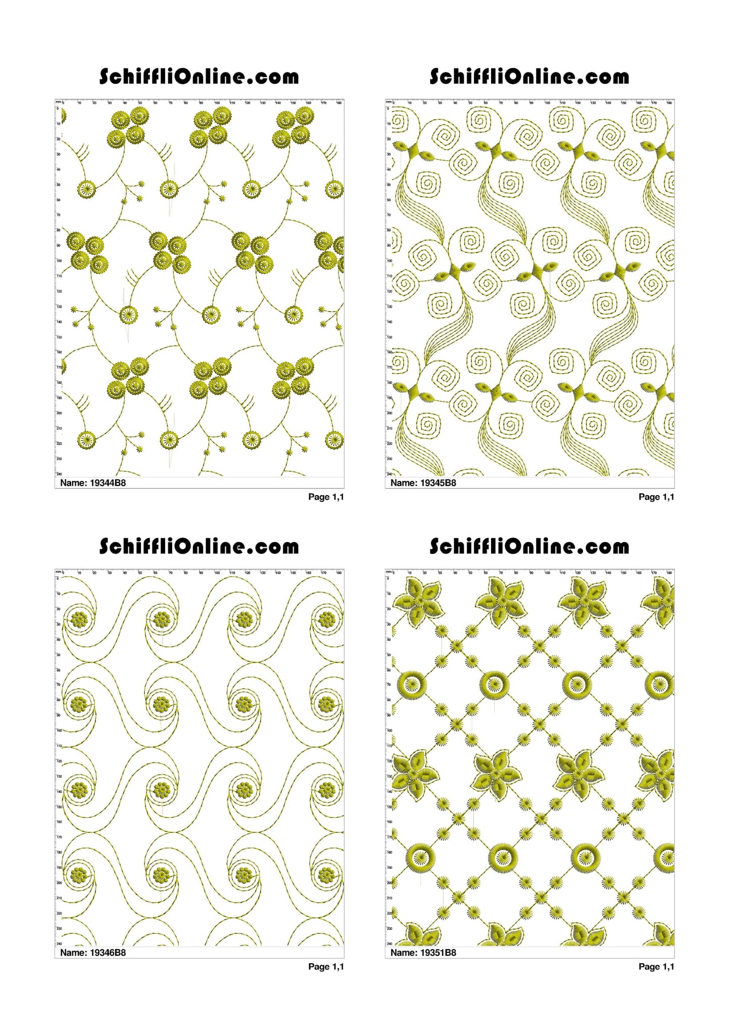 ALLOVER BORER 8X4 VOL 2 - 500 DESIGNS