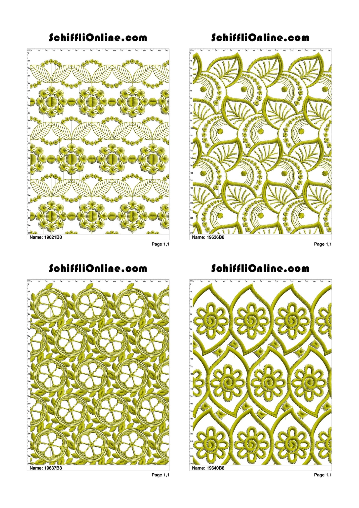 ALLOVER BORER 8X4 VOL 2 - 500 DESIGNS