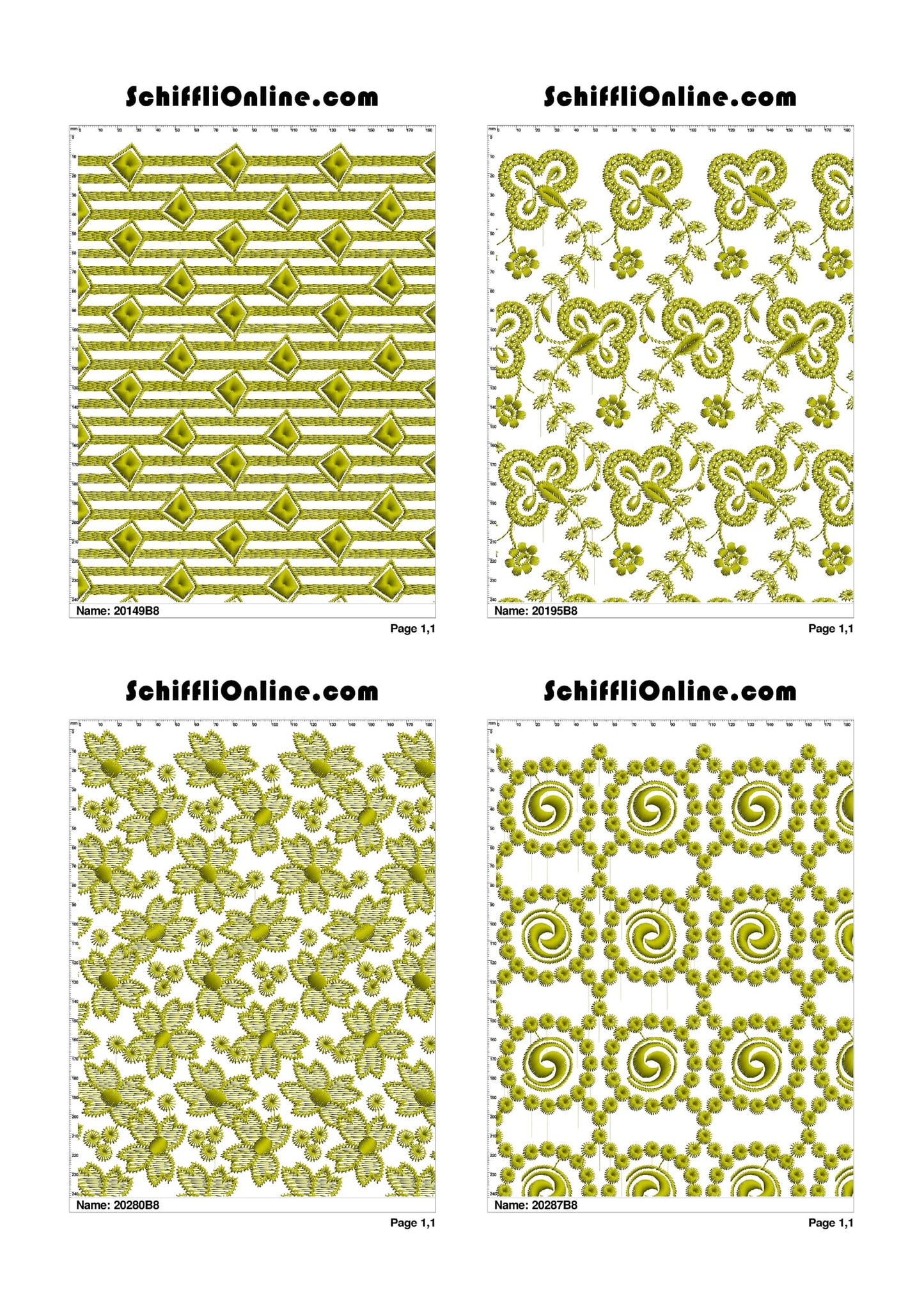 ALLOVER BORER 8X4 VOL 2 - 500 DESIGNS