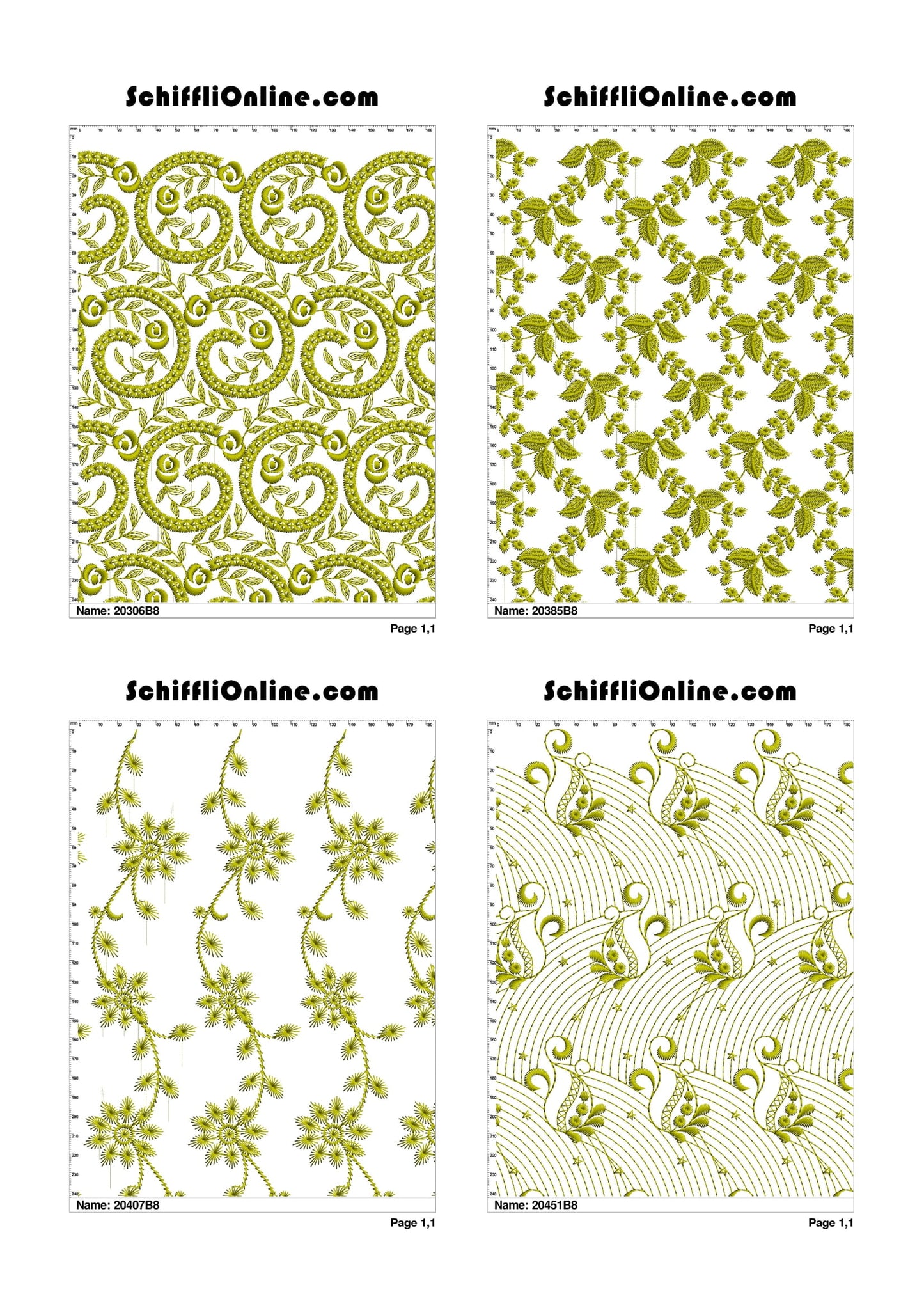 ALLOVER BORER 8X4 VOL 2 - 500 DESIGNS