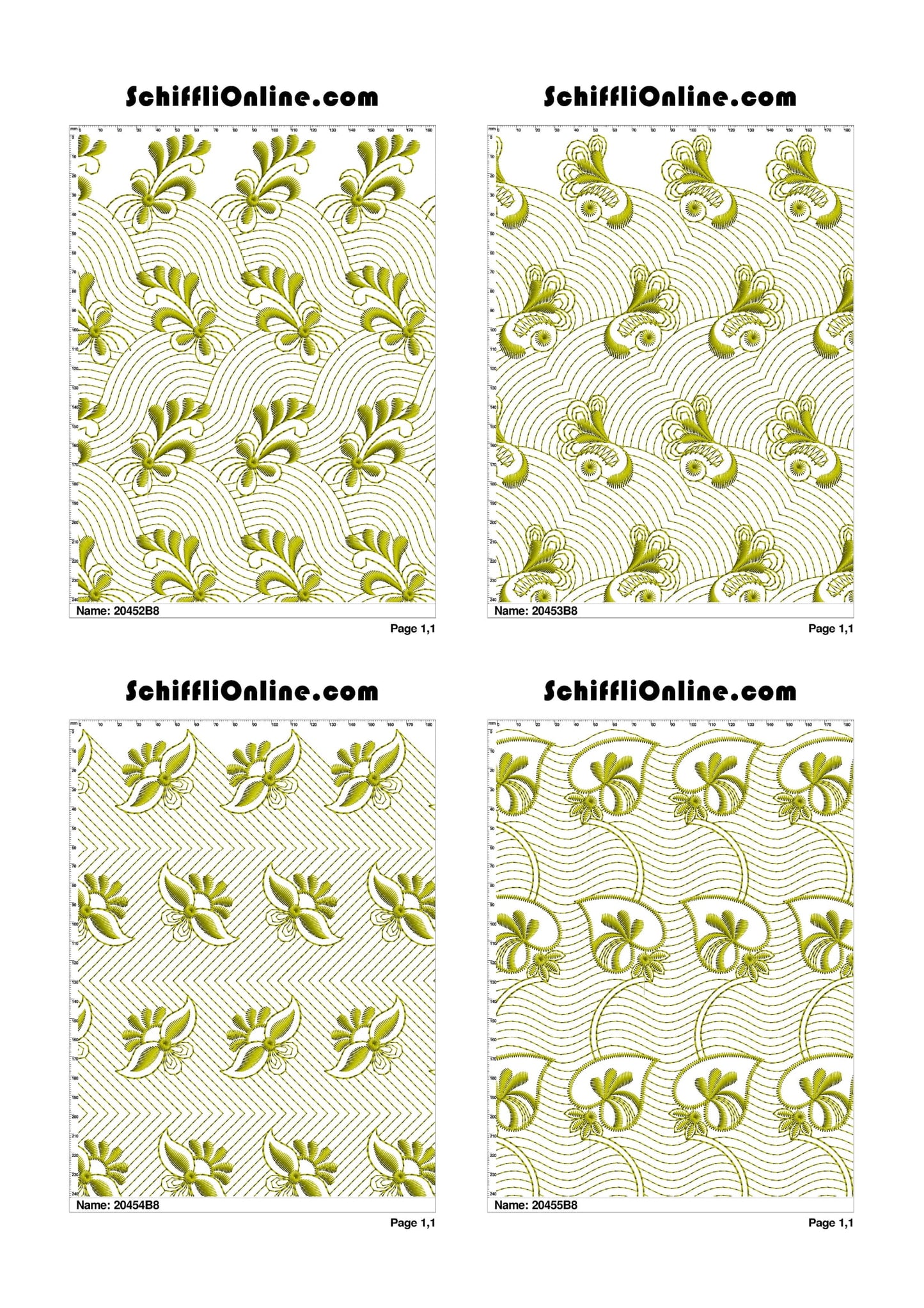 ALLOVER BORER 8X4 VOL 2 - 500 DESIGNS