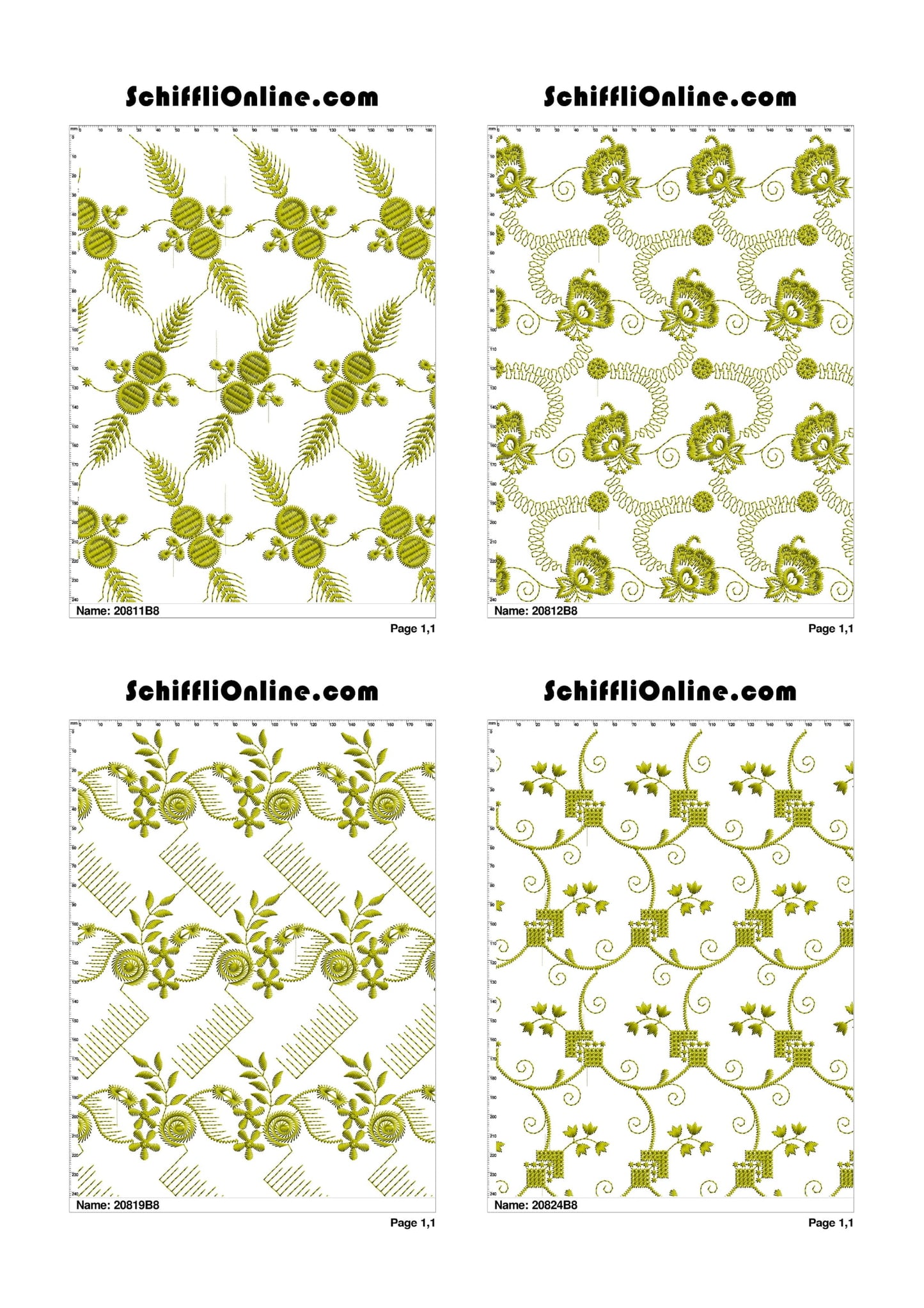 ALLOVER BORER 8X4 VOL 2 - 500 DESIGNS