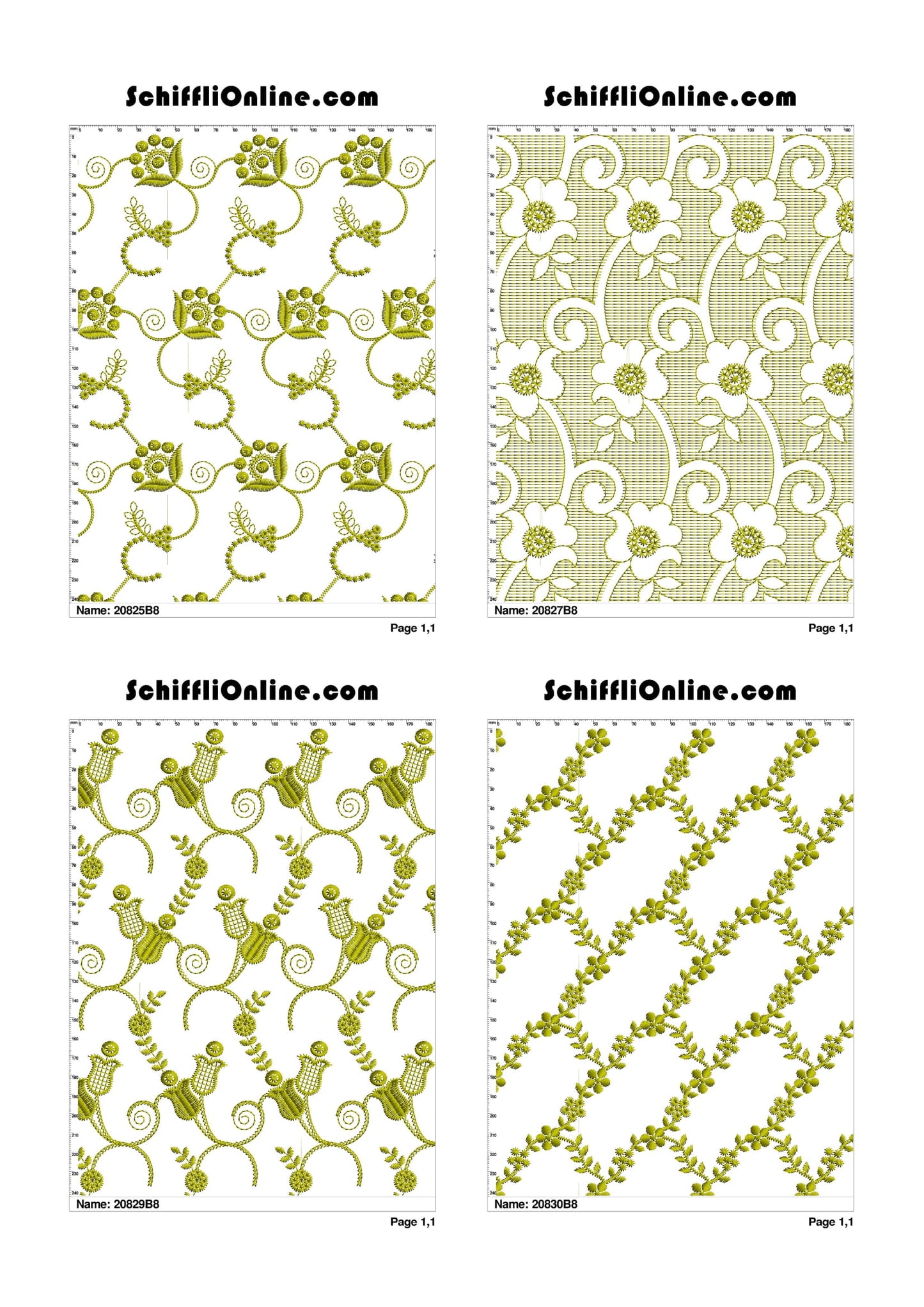 ALLOVER BORER 8X4 VOL 2 - 500 DESIGNS