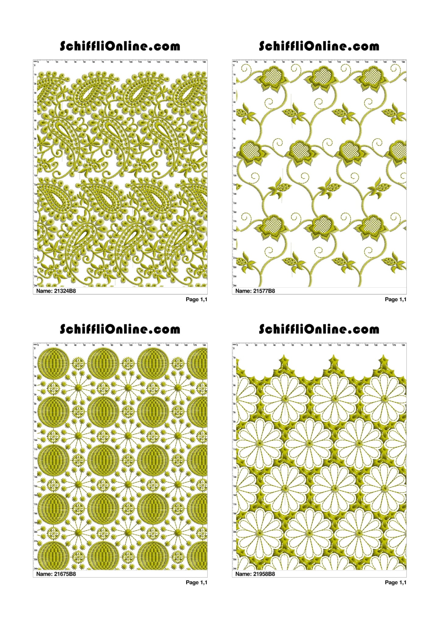 ALLOVER BORER 8X4 VOL 2 - 500 DESIGNS