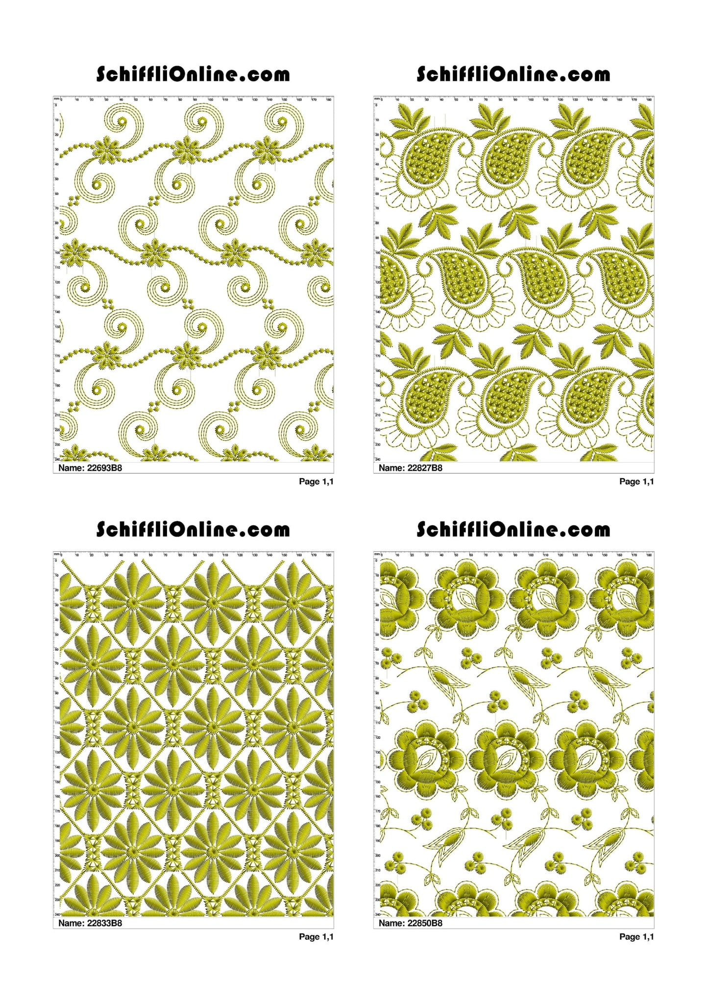 ALLOVER BORER 8X4 VOL 2 - 500 DESIGNS