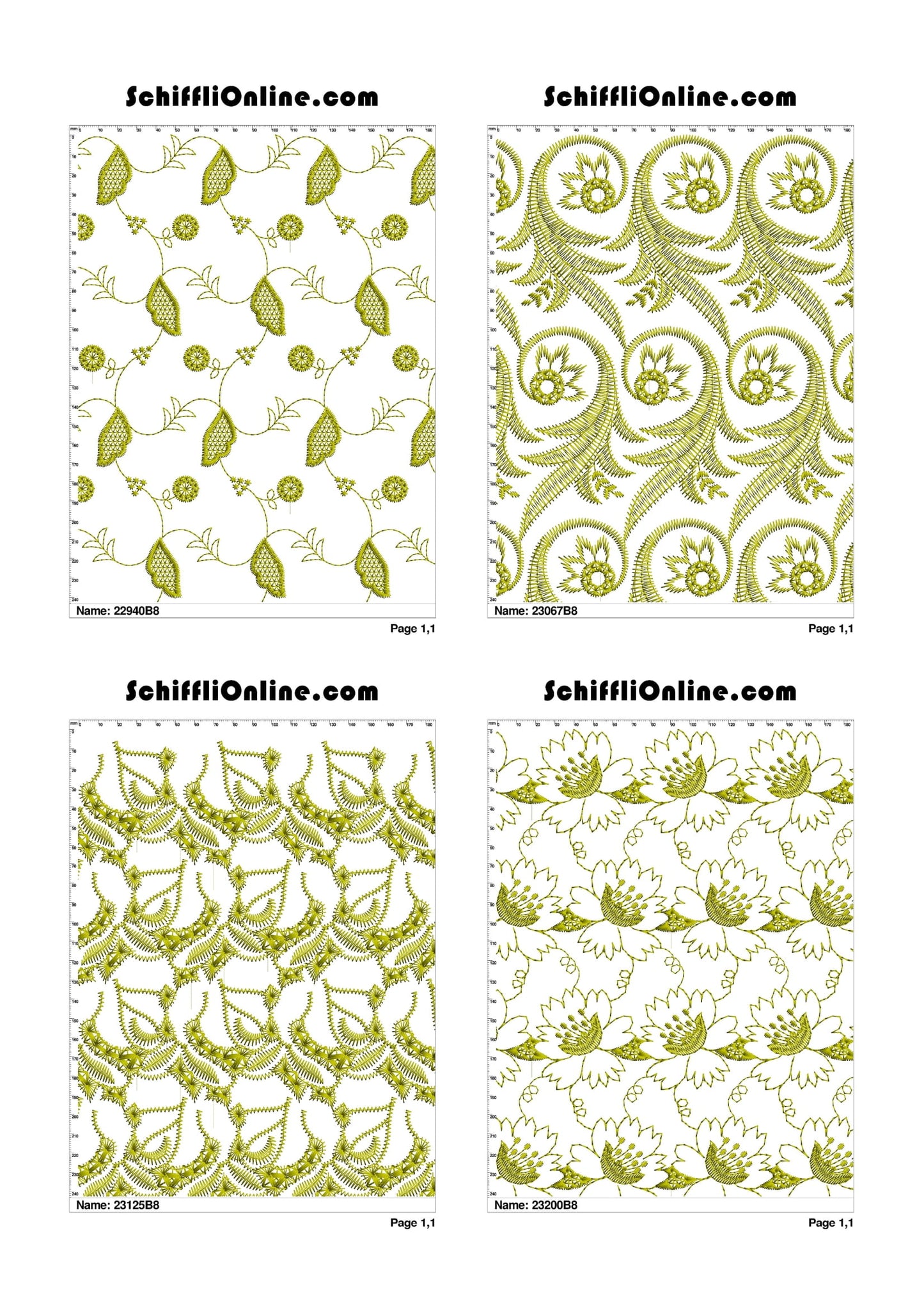 ALLOVER BORER 8X4 VOL 2 - 500 DESIGNS