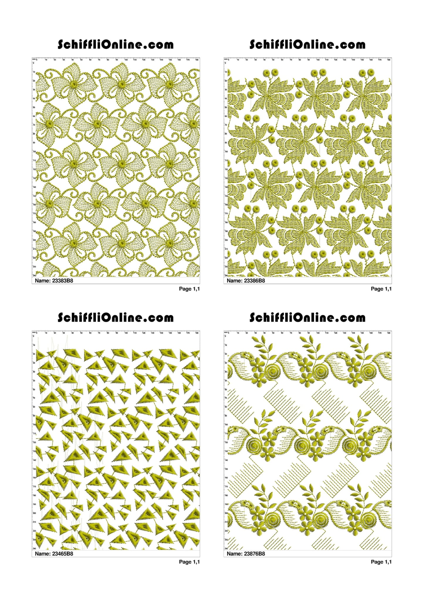 ALLOVER BORER 8X4 VOL 2 - 500 DESIGNS