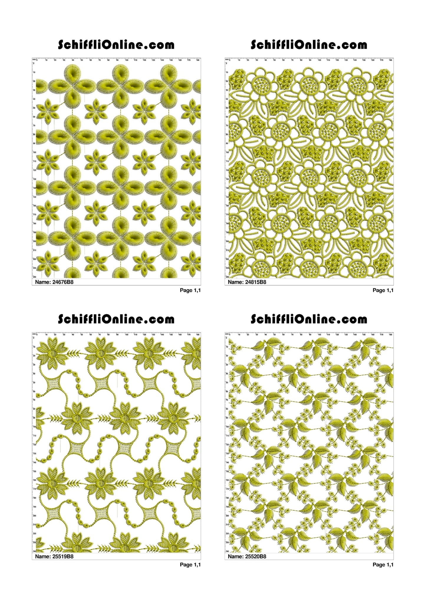 ALLOVER BORER 8X4 VOL 2 - 500 DESIGNS
