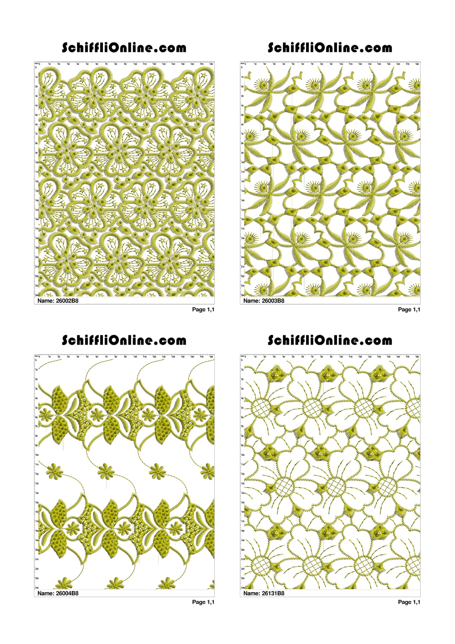 ALLOVER BORER 8X4 VOL 2 - 500 DESIGNS
