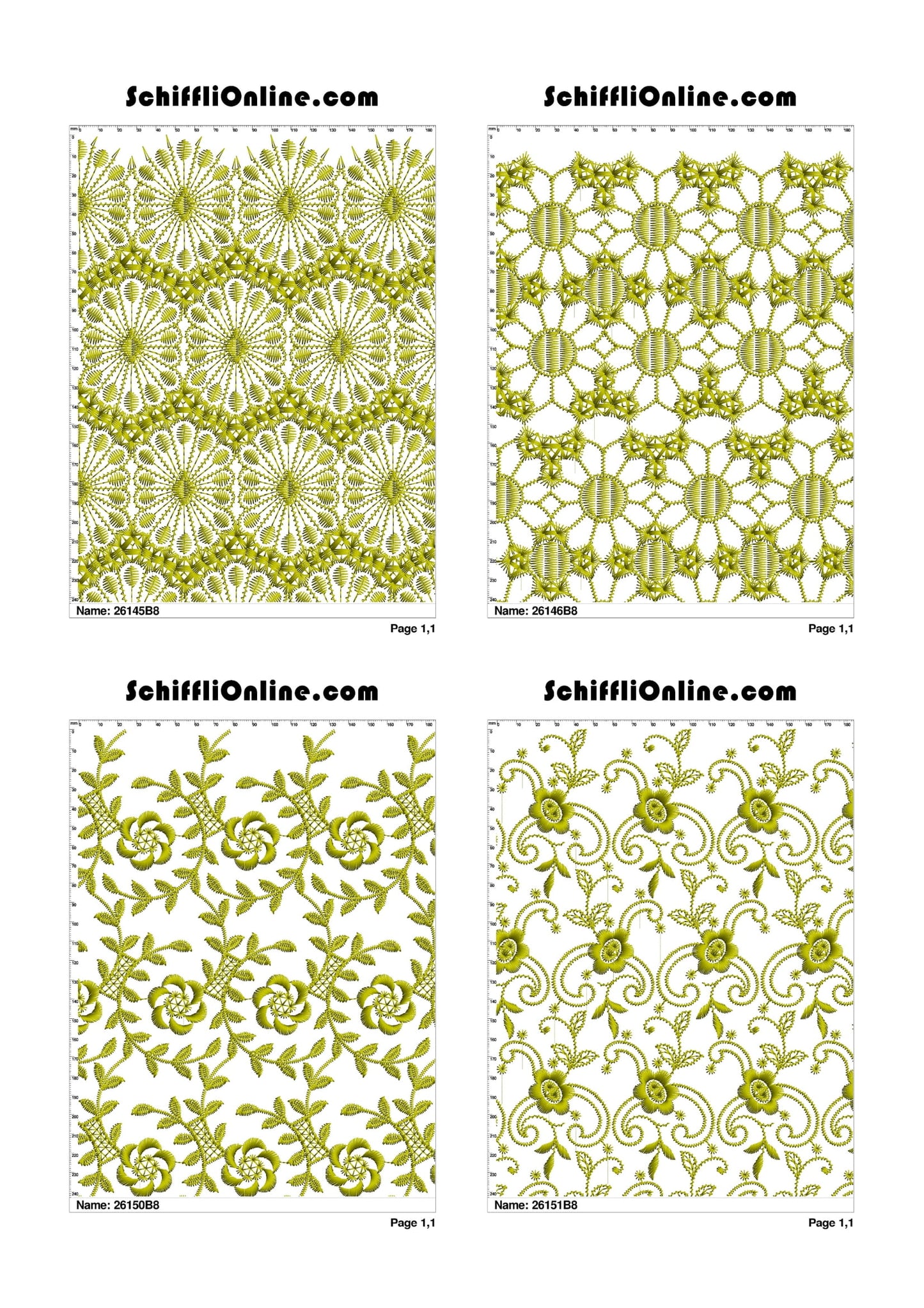 ALLOVER BORER 8X4 VOL 2 - 500 DESIGNS