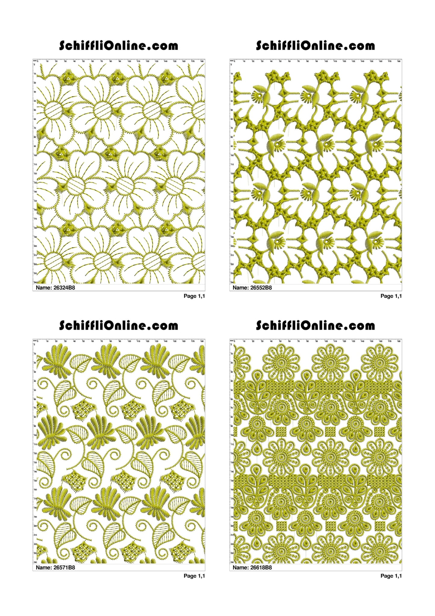 ALLOVER BORER 8X4 VOL 2 - 500 DESIGNS