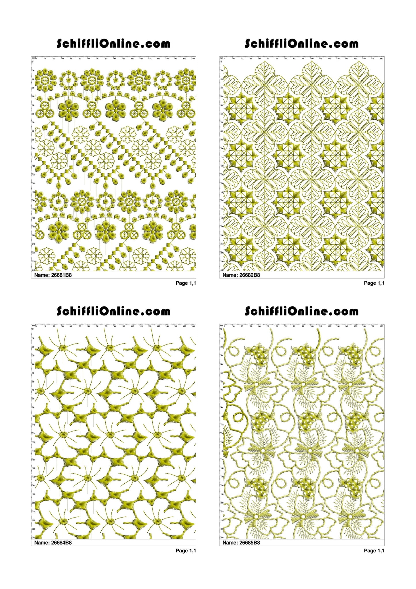 ALLOVER BORER 8X4 VOL 2 - 500 DESIGNS