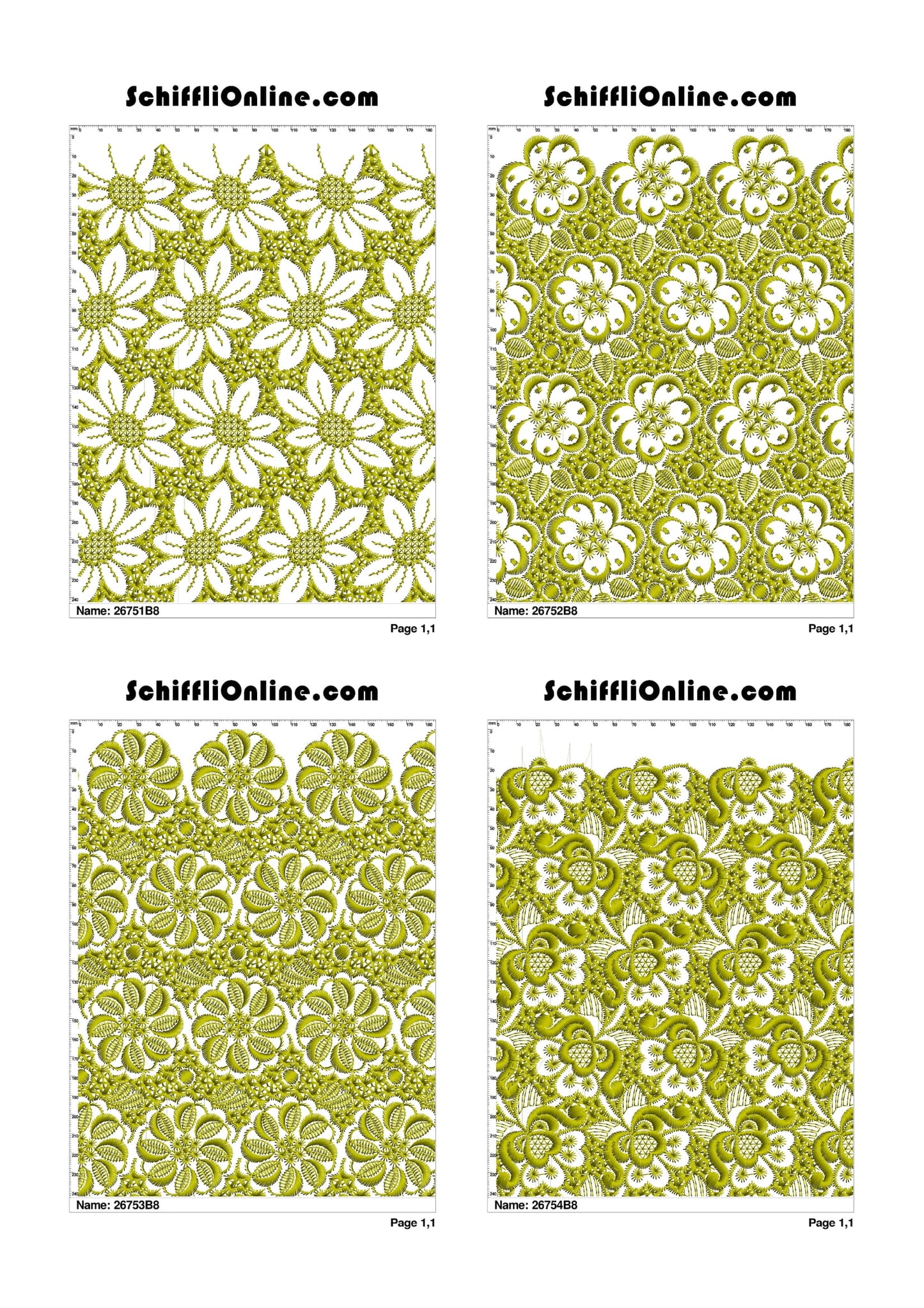ALLOVER BORER 8X4 VOL 2 - 500 DESIGNS