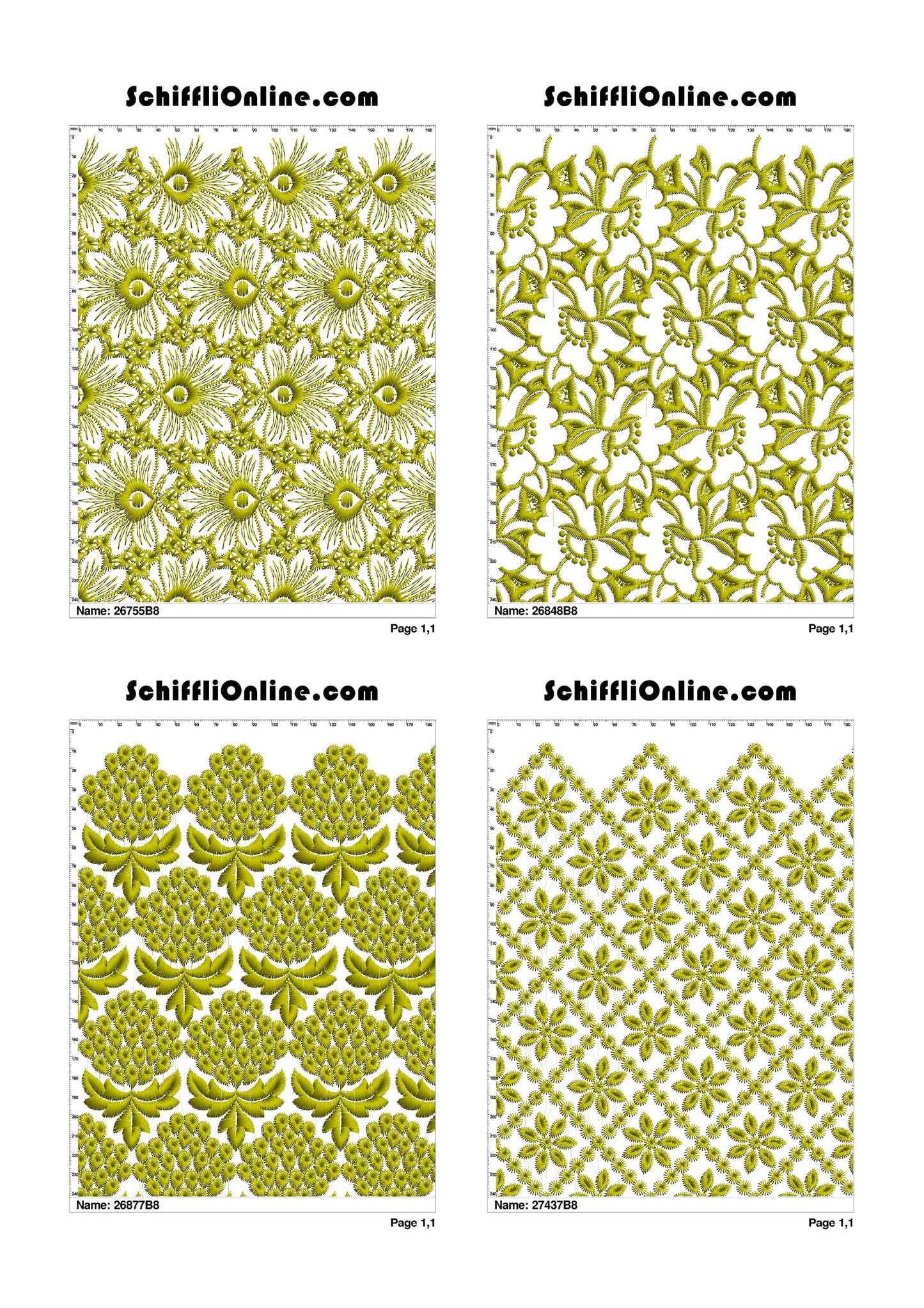 ALLOVER BORER 8X4 VOL 2 - 500 DESIGNS