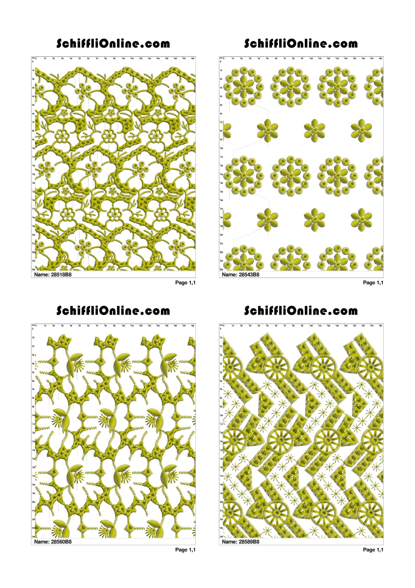 ALLOVER BORER 8X4 VOL 2 - 500 DESIGNS