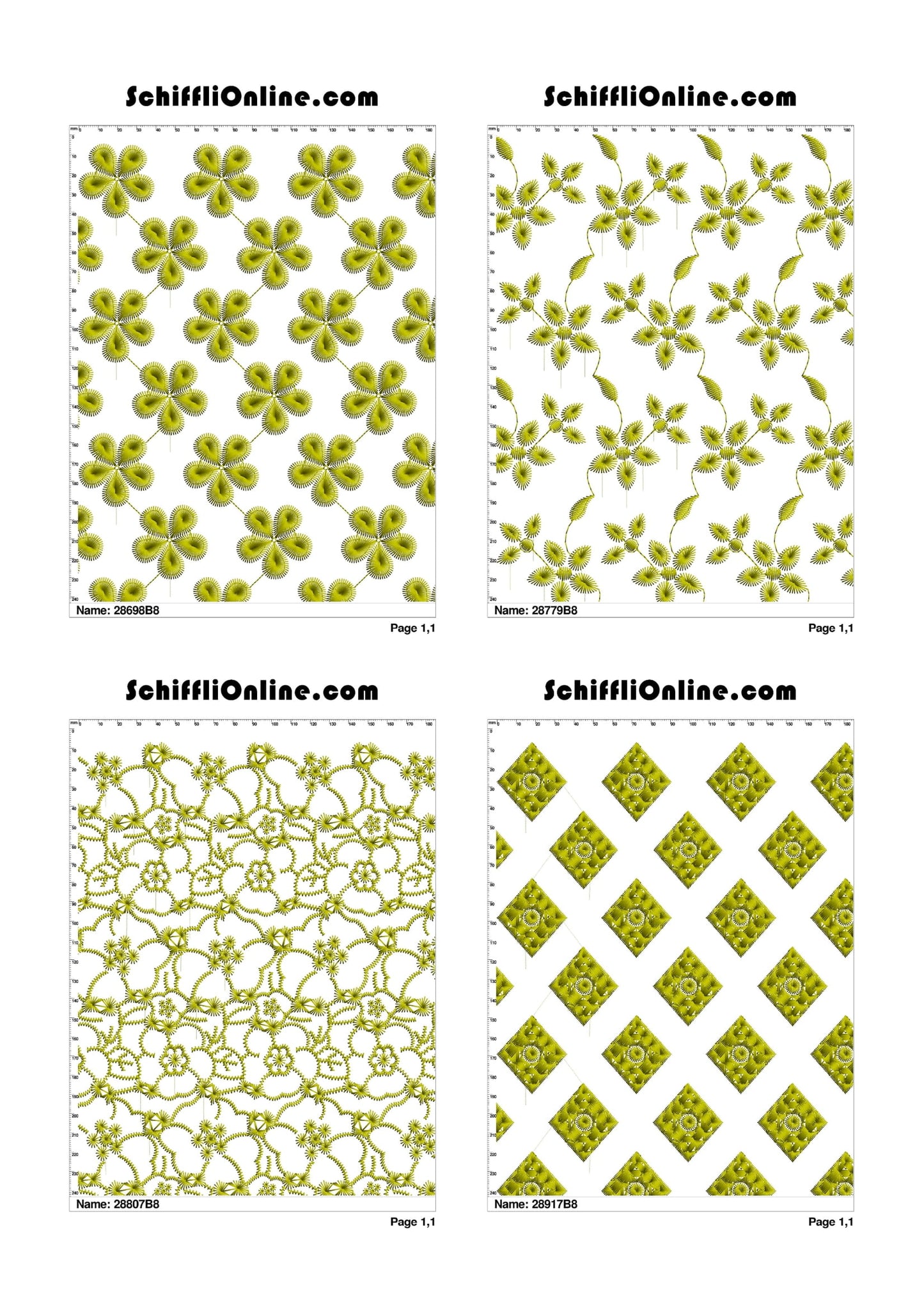 ALLOVER BORER 8X4 VOL 2 - 500 DESIGNS