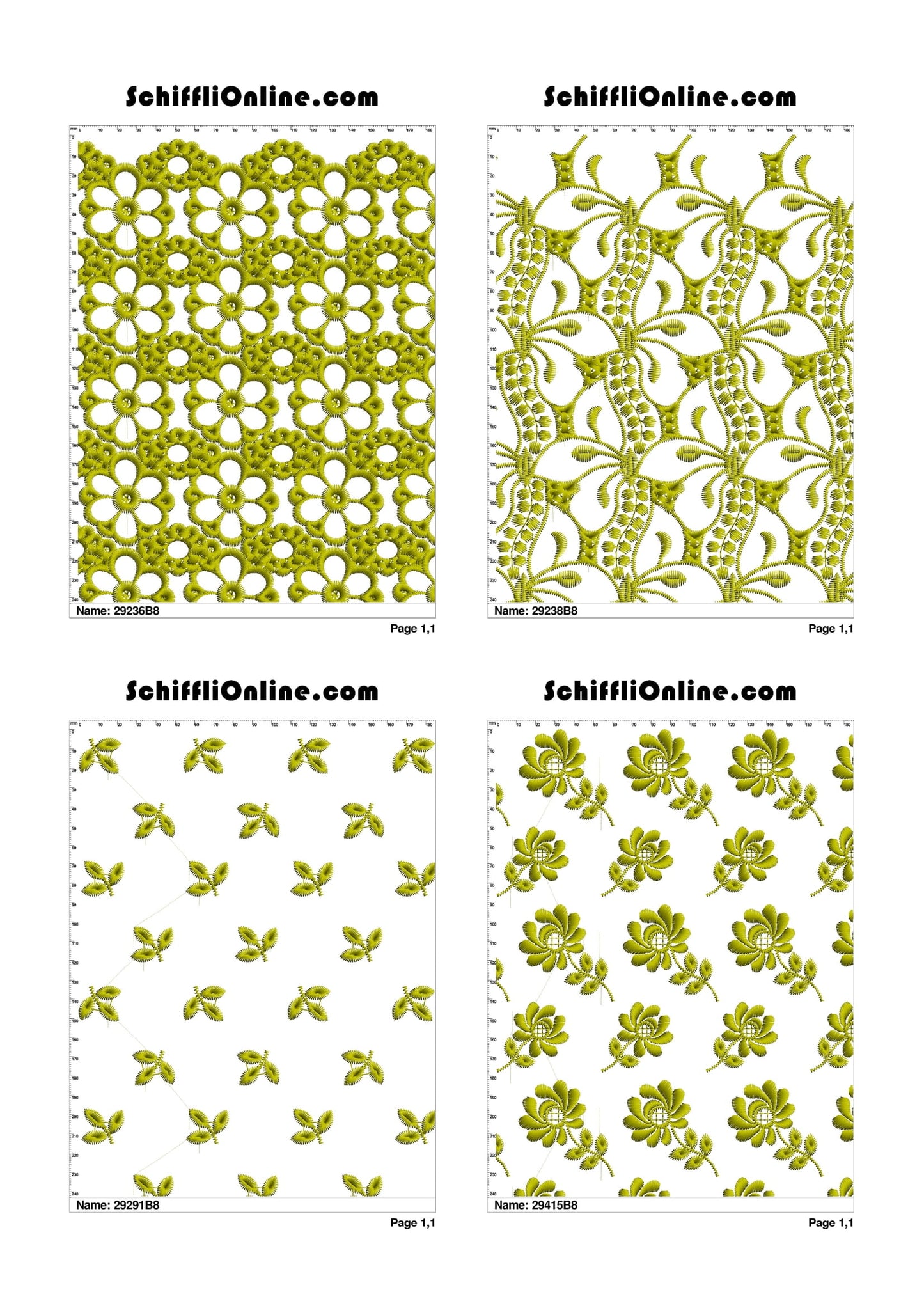 ALLOVER BORER 8X4 VOL 2 - 500 DESIGNS