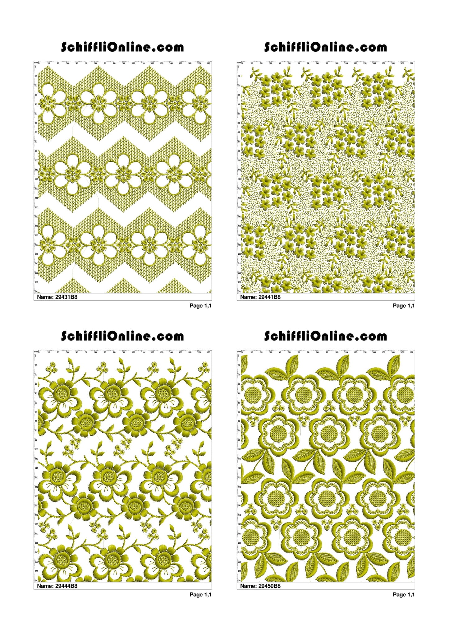 ALLOVER BORER 8X4 VOL 2 - 500 DESIGNS