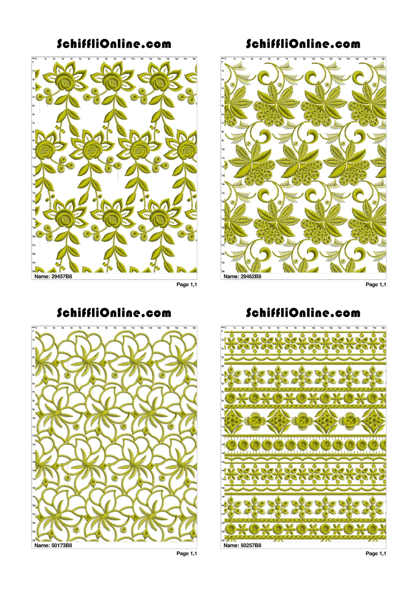 ALLOVER BORER 8X4 VOL 2 - 500 DESIGNS
