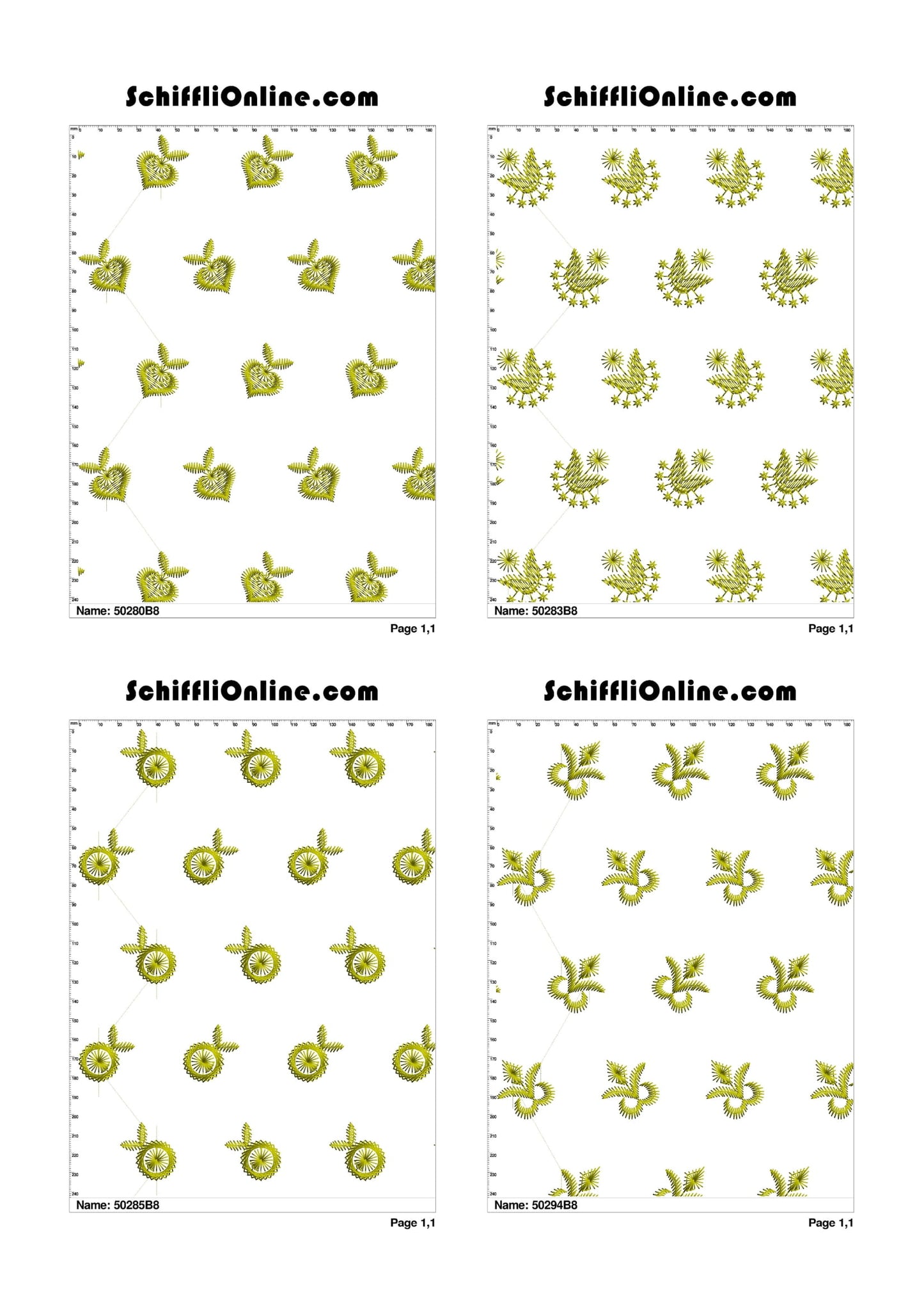 ALLOVER BORER 8X4 VOL 2 - 500 DESIGNS