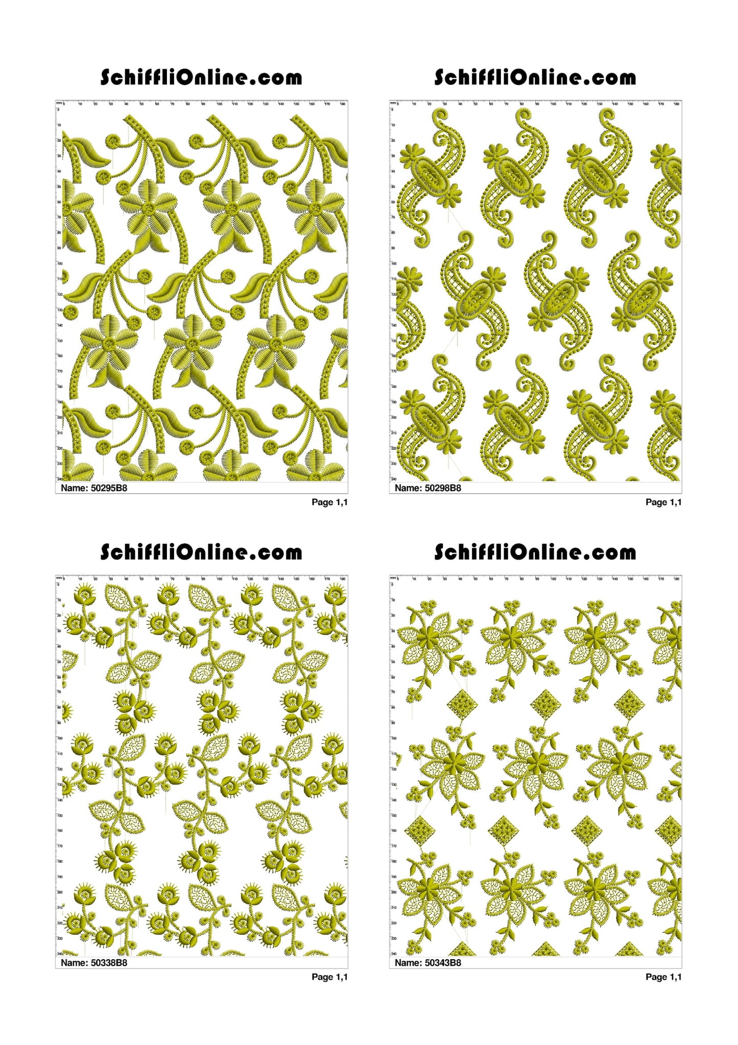 ALLOVER BORER 8X4 VOL 2 - 500 DESIGNS