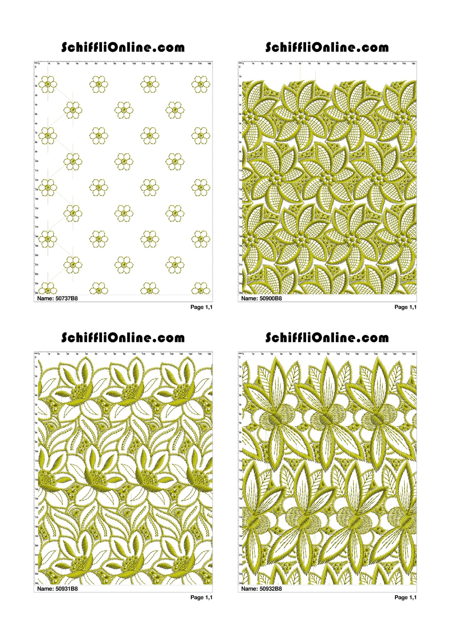 ALLOVER BORER 8X4 VOL 2 - 500 DESIGNS