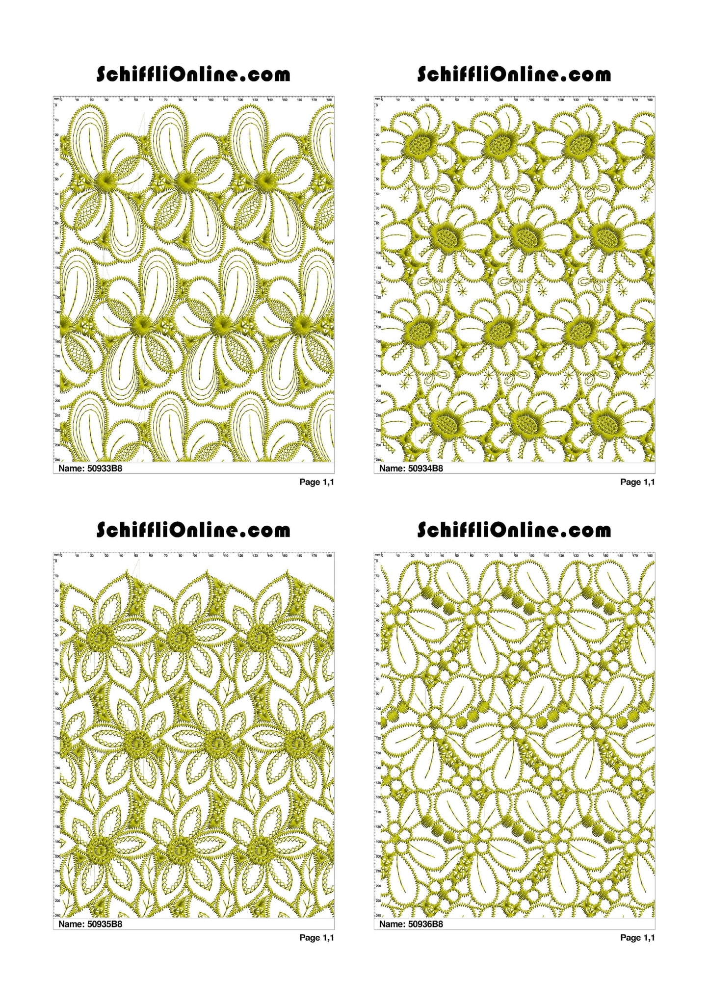 ALLOVER BORER 8X4 VOL 2 - 500 DESIGNS
