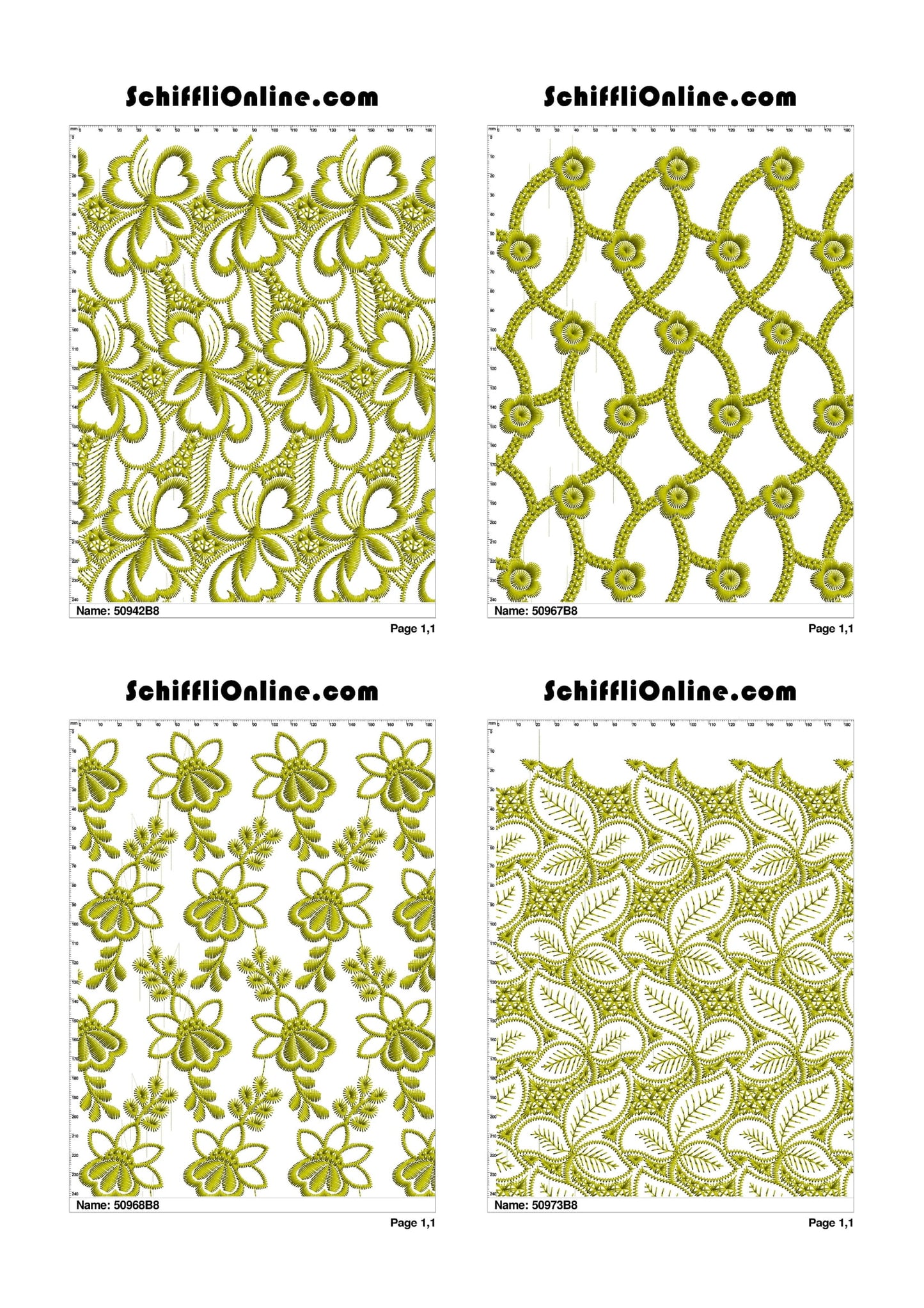 ALLOVER BORER 8X4 VOL 2 - 500 DESIGNS