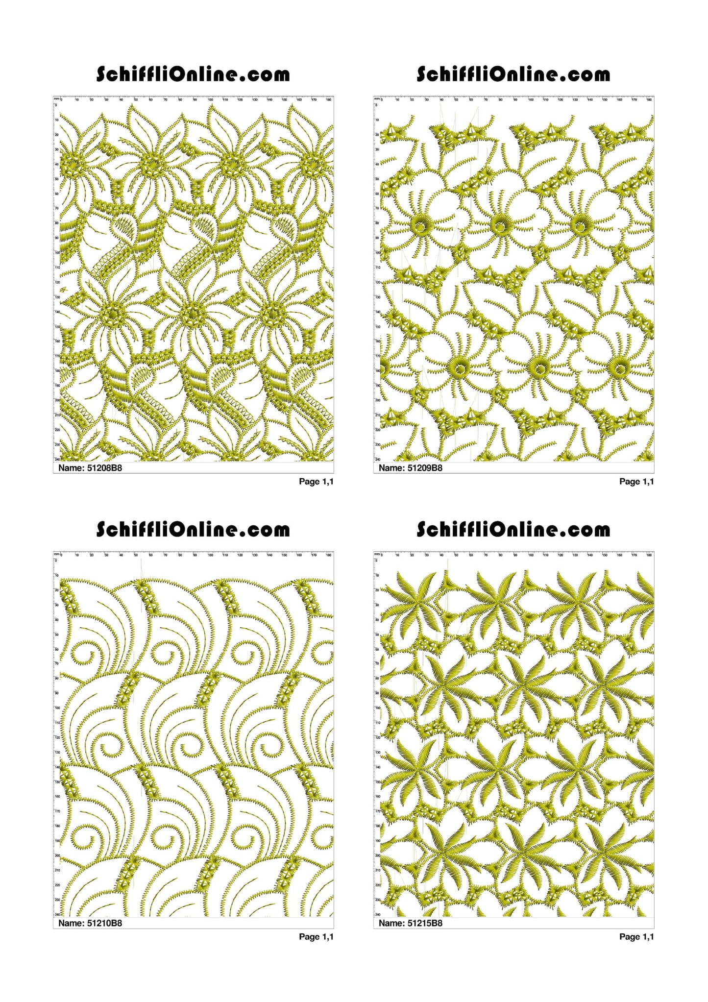 ALLOVER BORER 8X4 VOL 2 - 500 DESIGNS