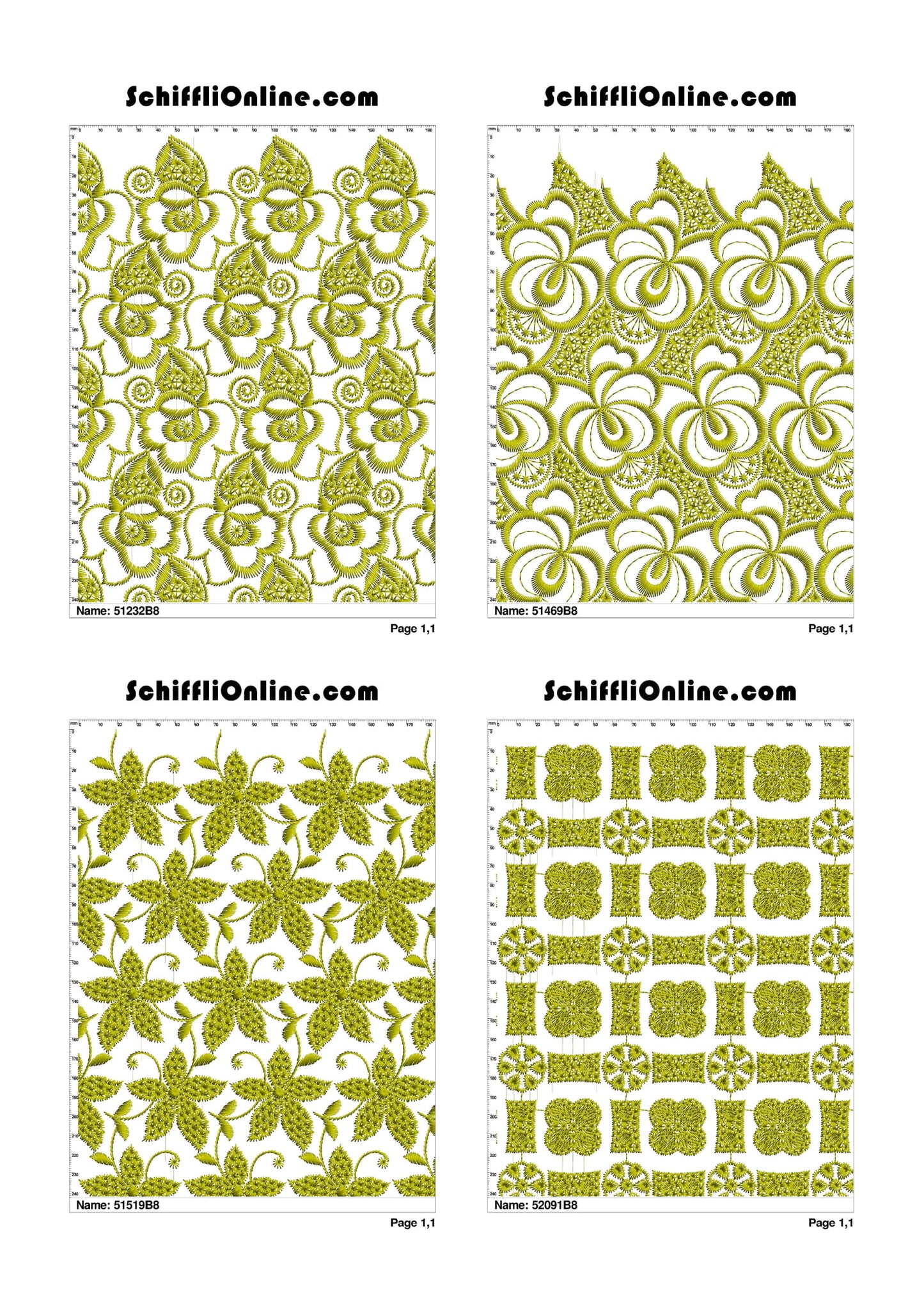 ALLOVER BORER 8X4 VOL 2 - 500 DESIGNS