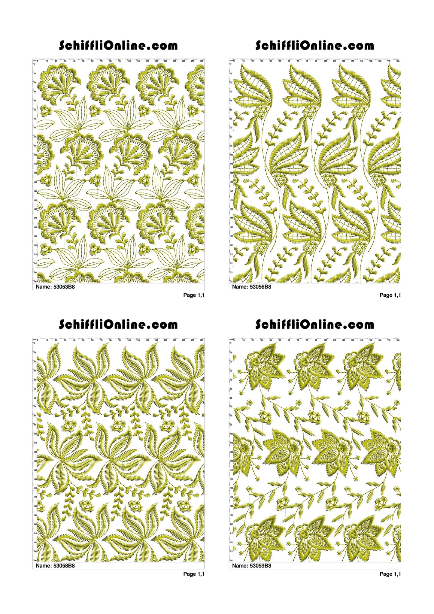 ALLOVER BORER 8X4 VOL 2 - 500 DESIGNS