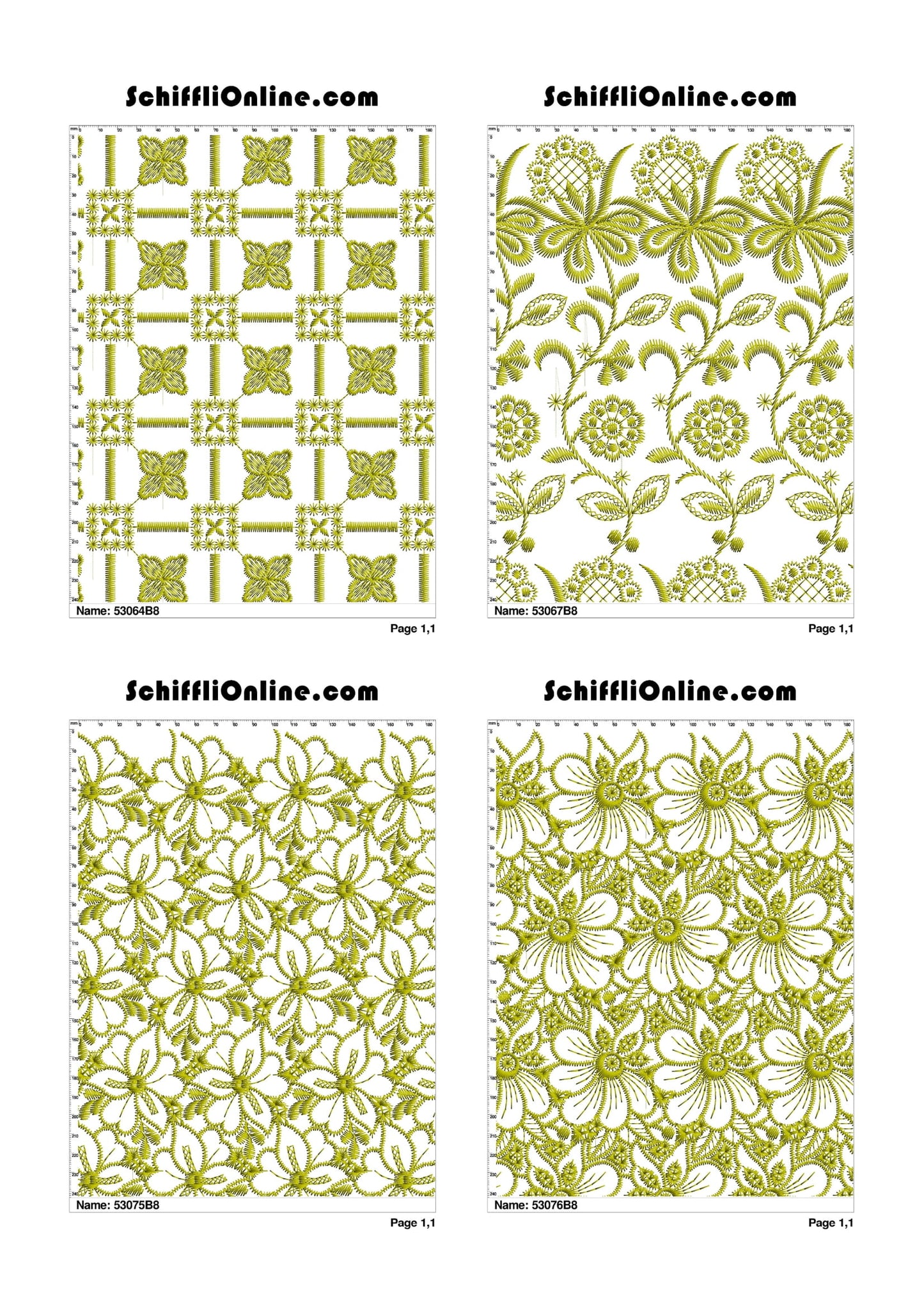 ALLOVER BORER 8X4 VOL 2 - 500 DESIGNS