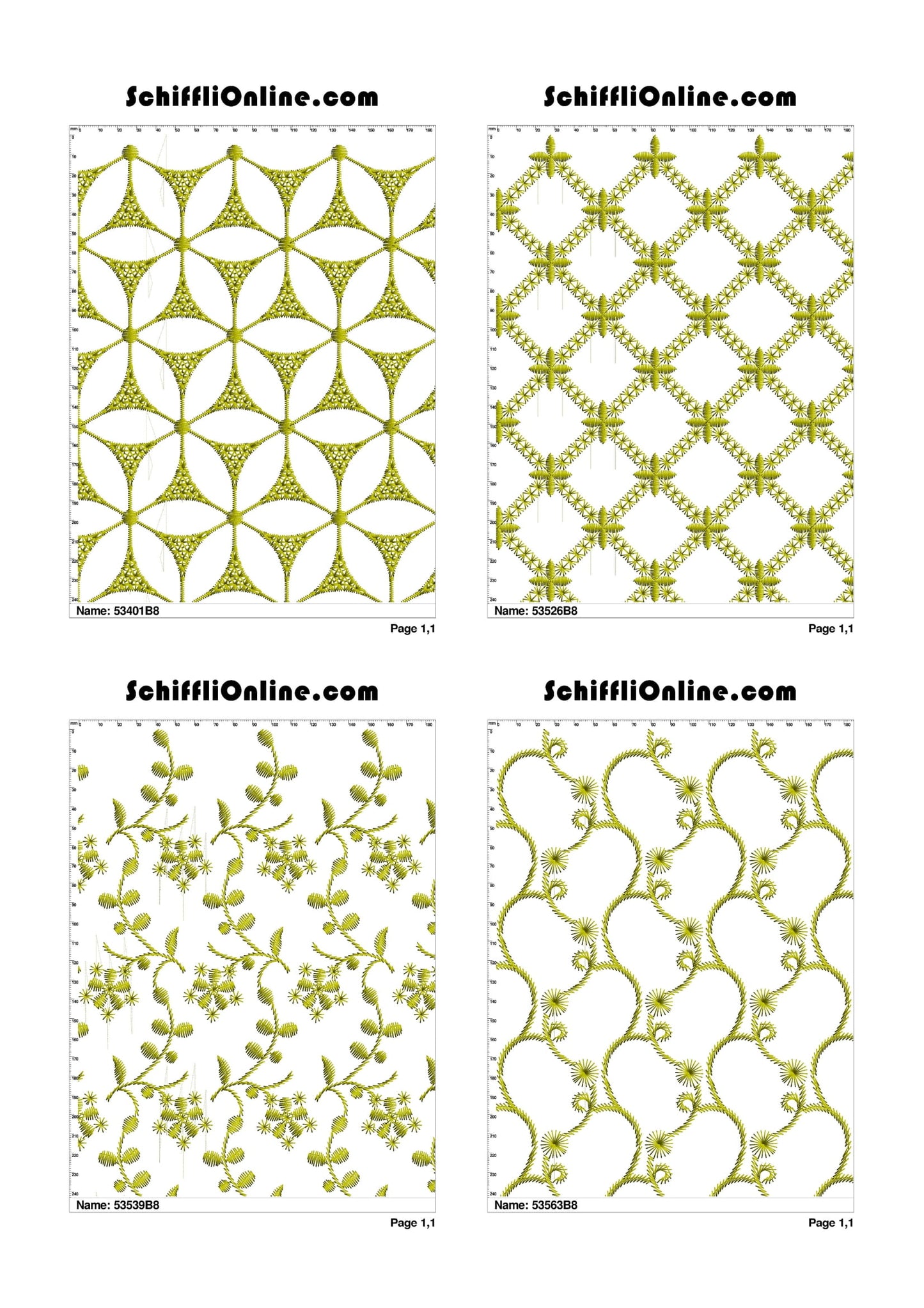 ALLOVER BORER 8X4 VOL 2 - 500 DESIGNS