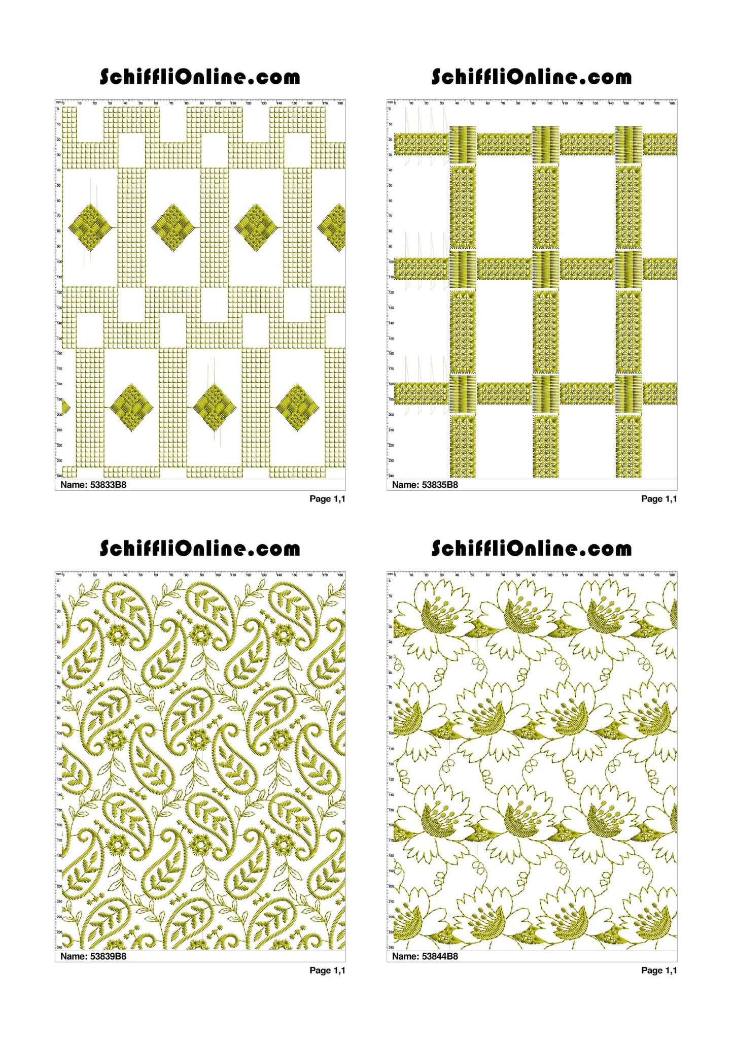 ALLOVER BORER 8X4 VOL 2 - 500 DESIGNS