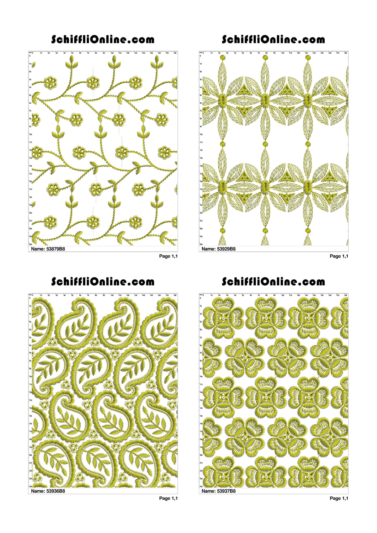 ALLOVER BORER 8X4 VOL 2 - 500 DESIGNS