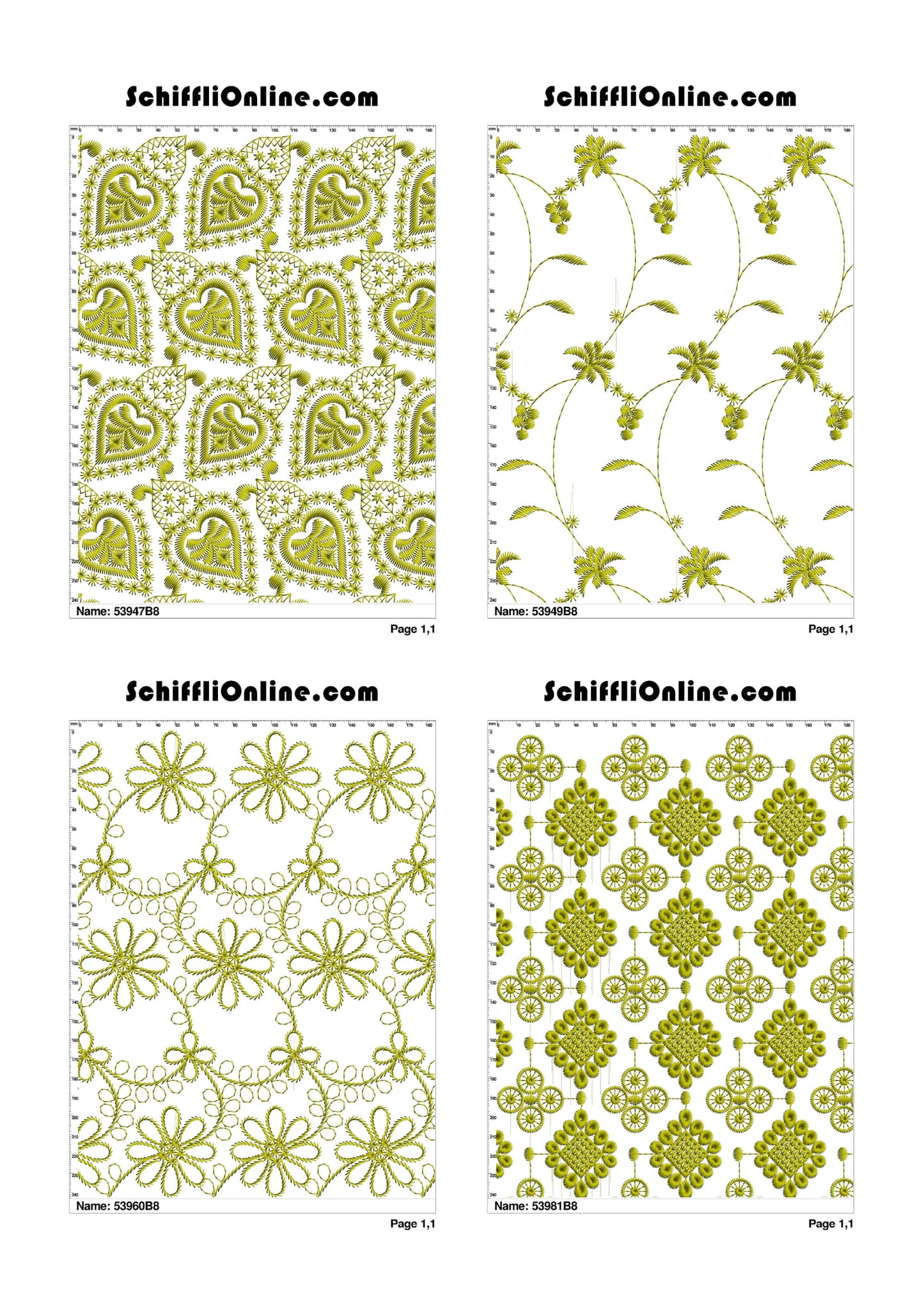 ALLOVER BORER 8X4 VOL 2 - 500 DESIGNS