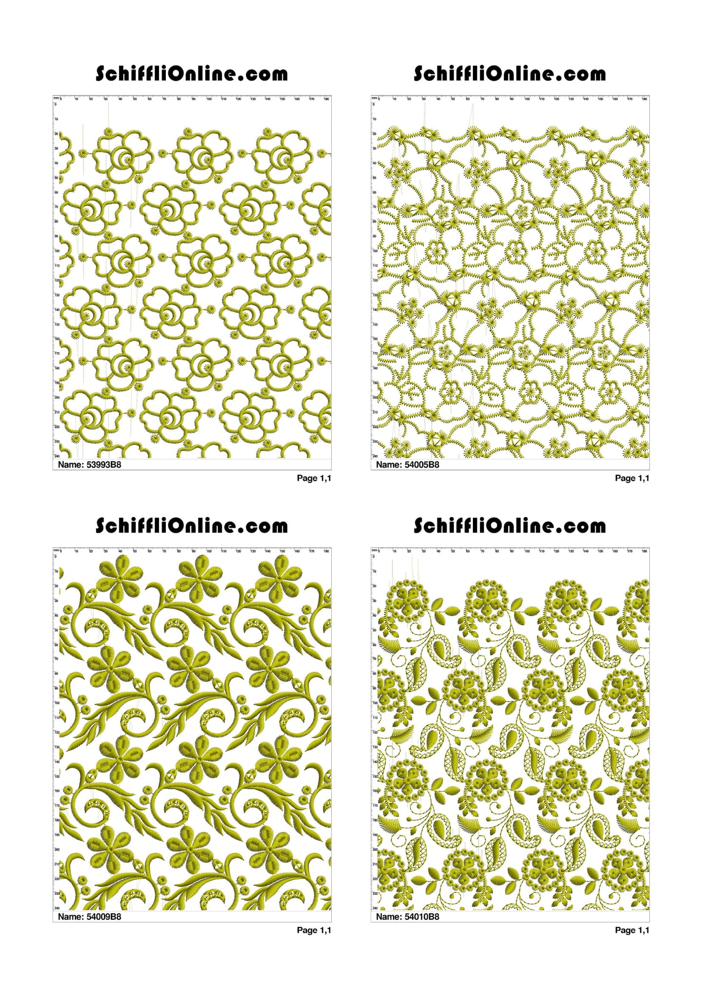 ALLOVER BORER 8X4 VOL 2 - 500 DESIGNS
