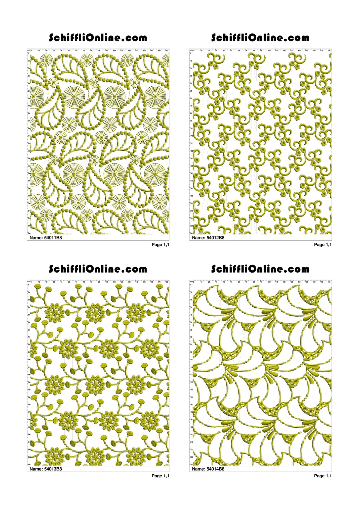 ALLOVER BORER 8X4 VOL 2 - 500 DESIGNS