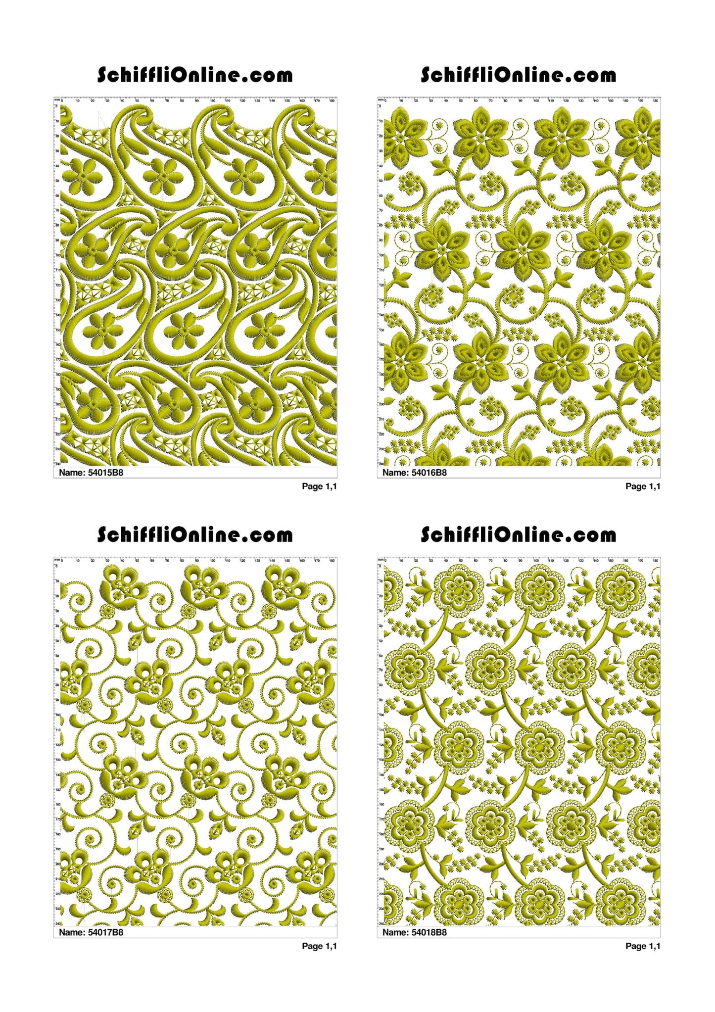 ALLOVER BORER 8X4 VOL 2 - 500 DESIGNS