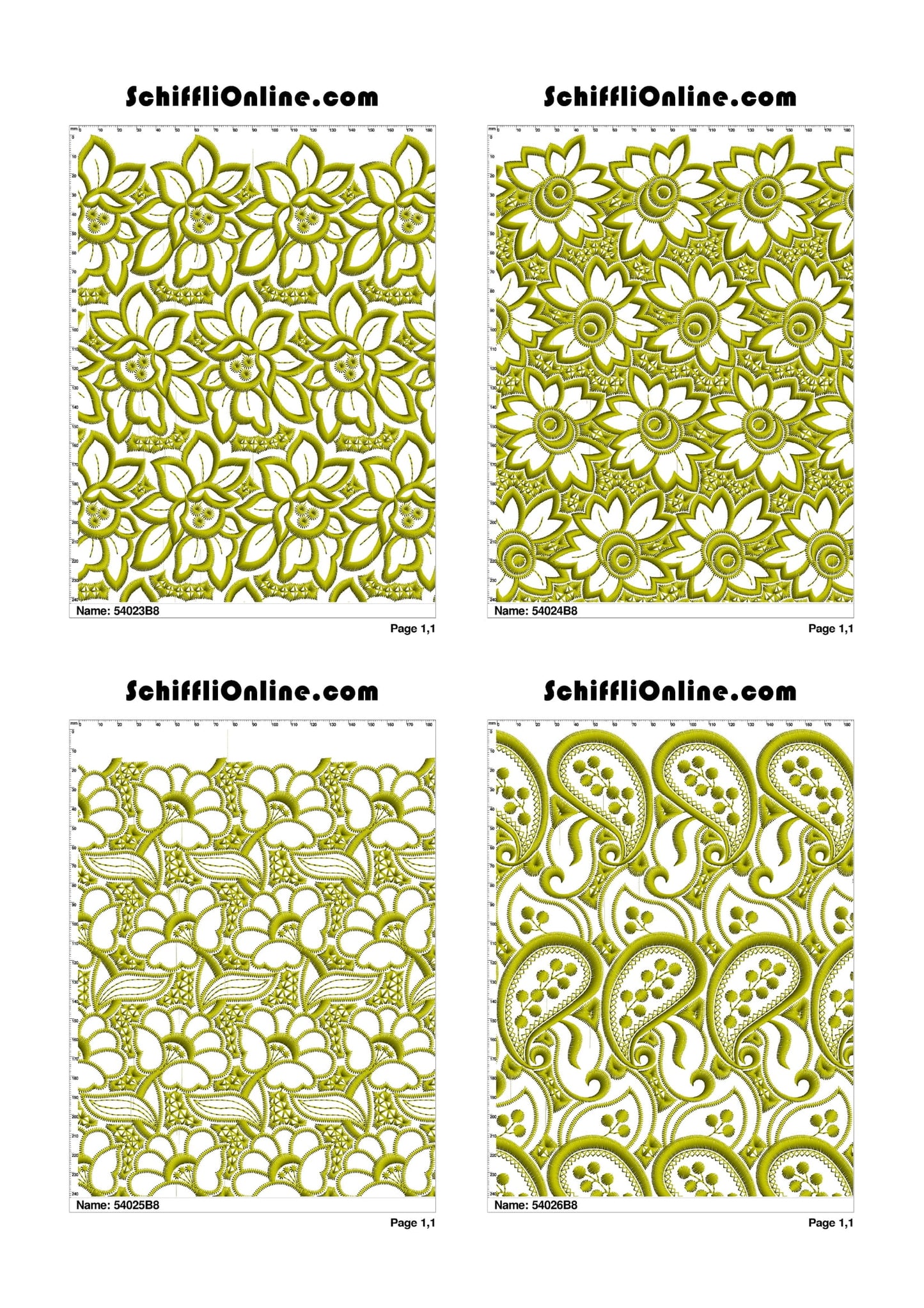 ALLOVER BORER 8X4 VOL 2 - 500 DESIGNS