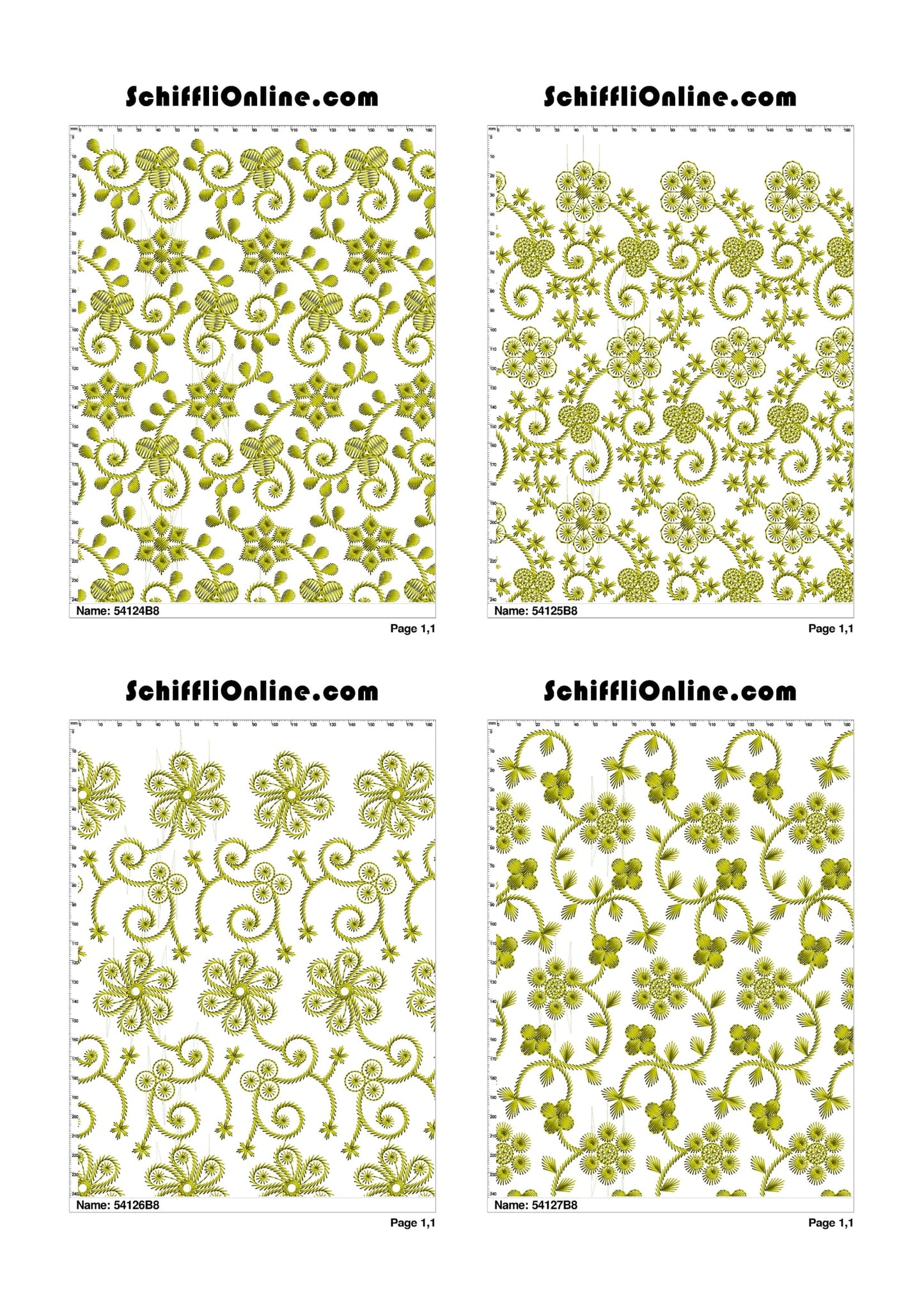 ALLOVER BORER 8X4 VOL 2 - 500 DESIGNS