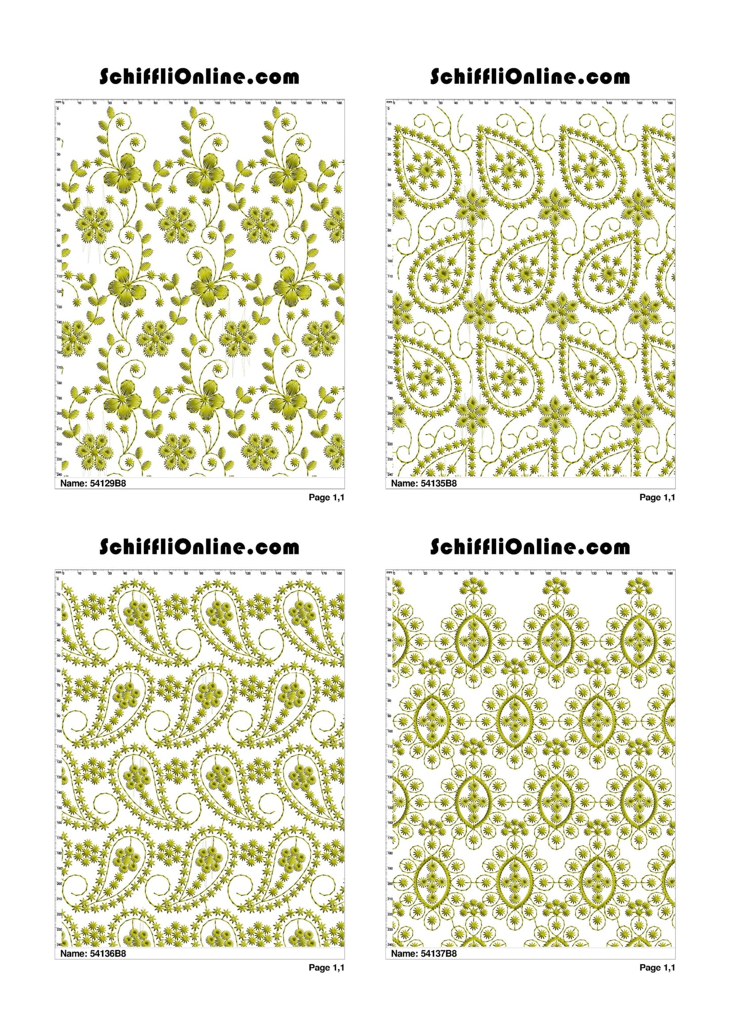 ALLOVER BORER 8X4 VOL 2 - 500 DESIGNS