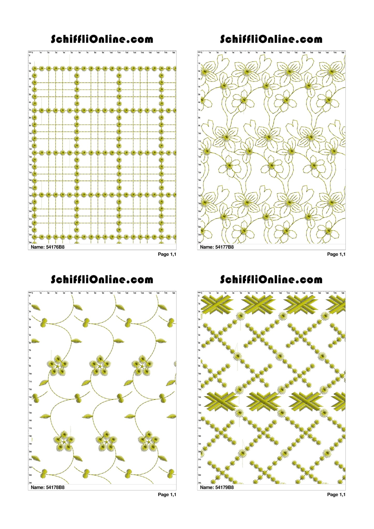 ALLOVER BORER 8X4 VOL 2 - 500 DESIGNS