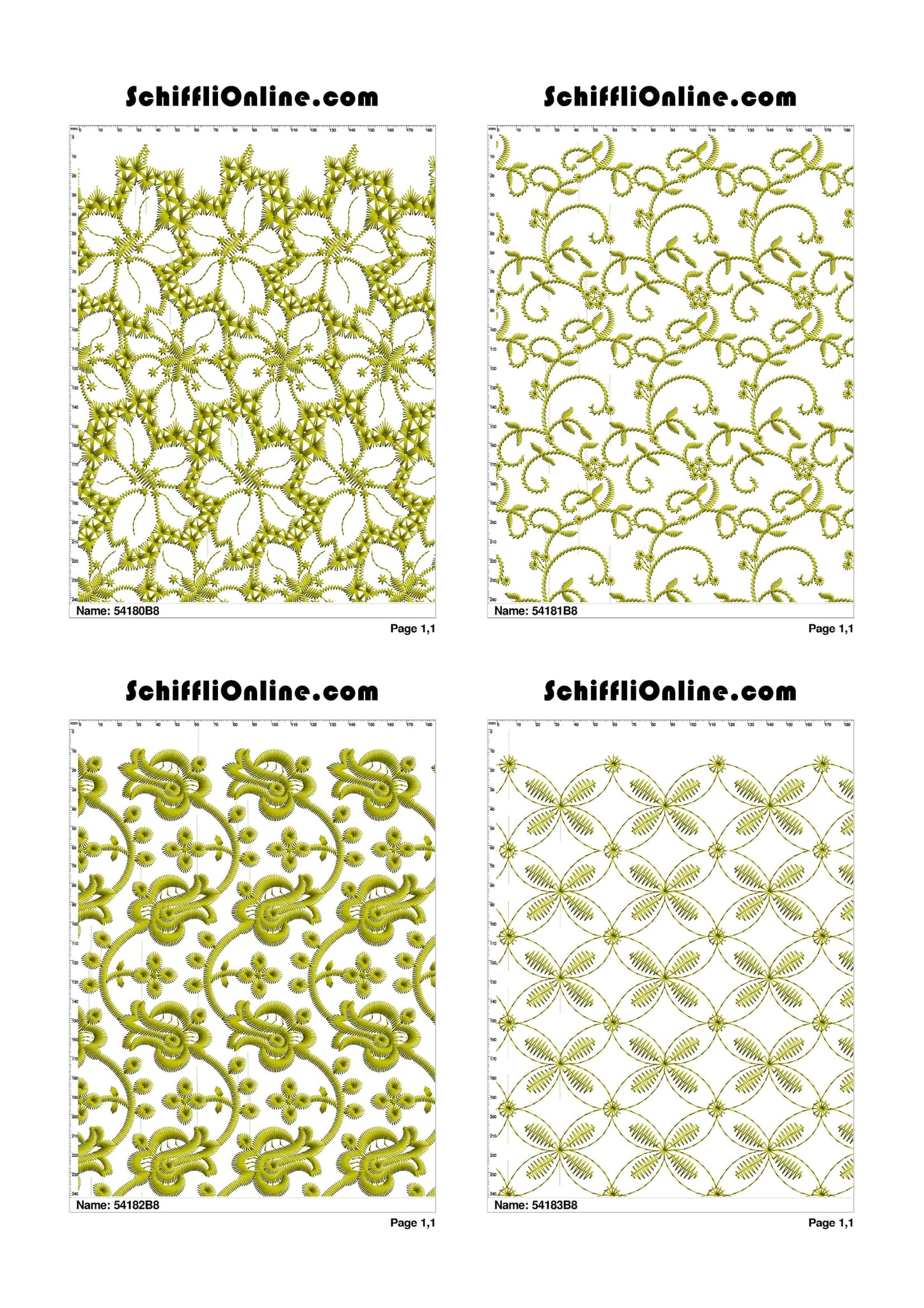 ALLOVER BORER 8X4 VOL 2 - 500 DESIGNS