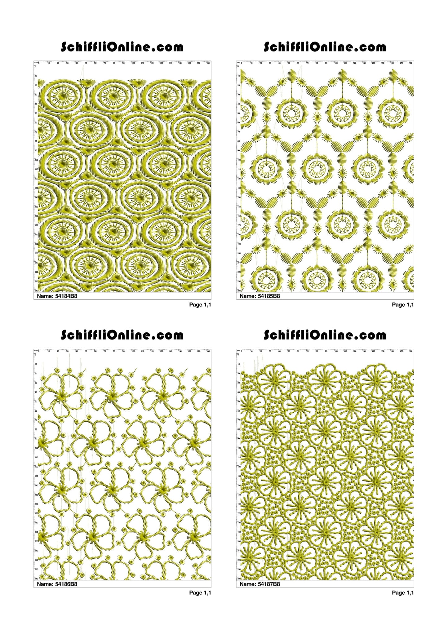 ALLOVER BORER 8X4 VOL 2 - 500 DESIGNS