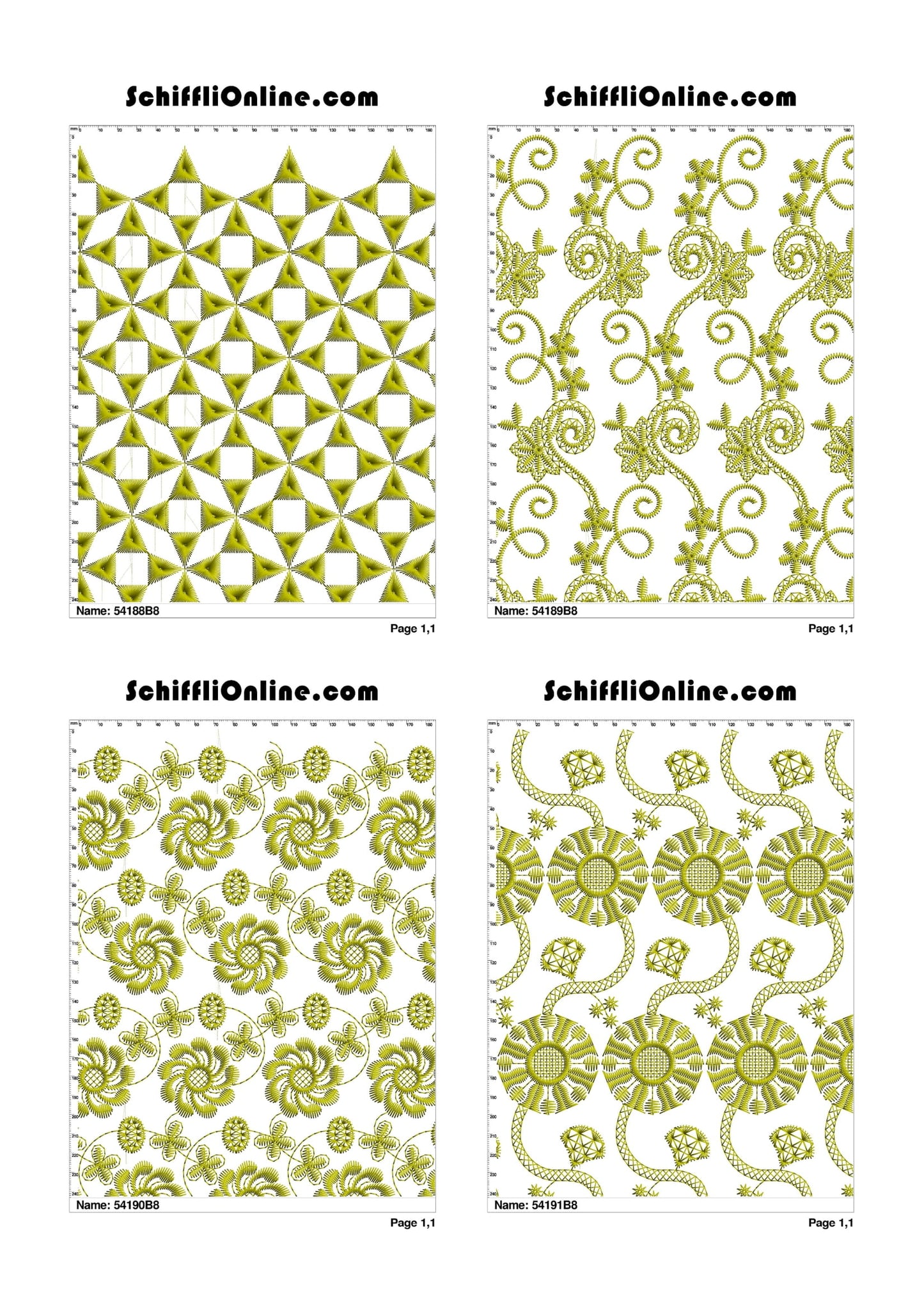 ALLOVER BORER 8X4 VOL 2 - 500 DESIGNS