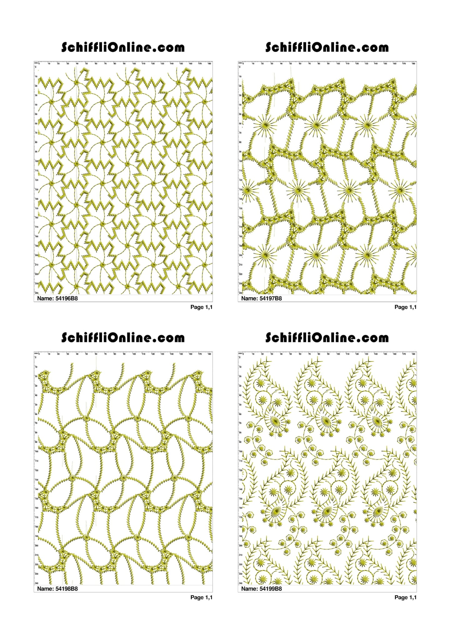 ALLOVER BORER 8X4 VOL 2 - 500 DESIGNS