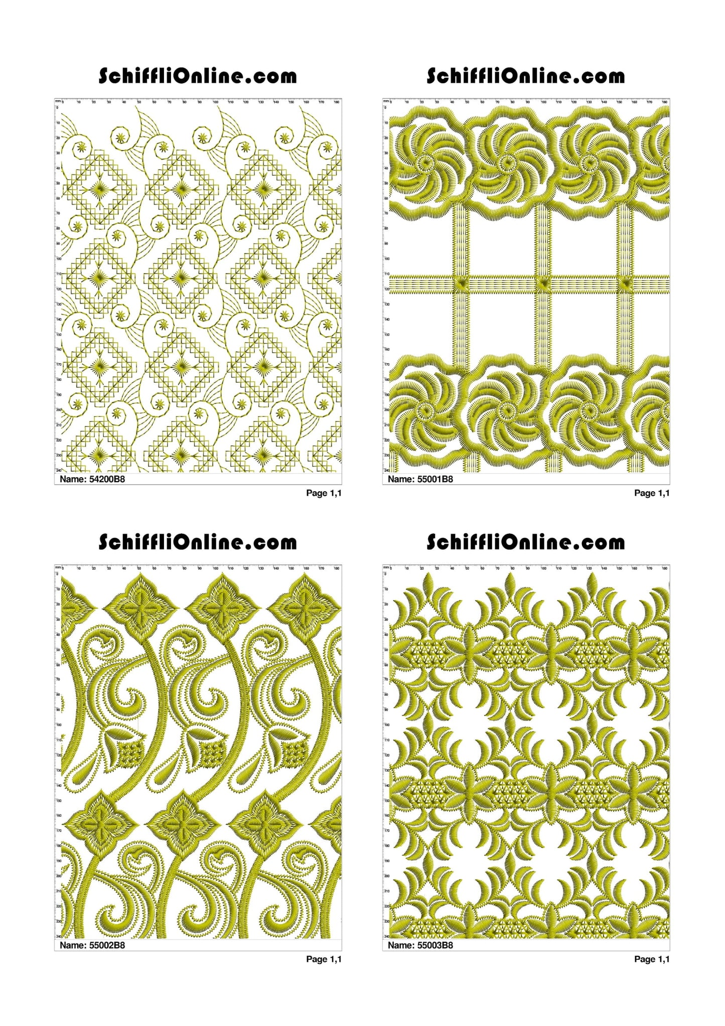 ALLOVER BORER 8X4 VOL 2 - 500 DESIGNS