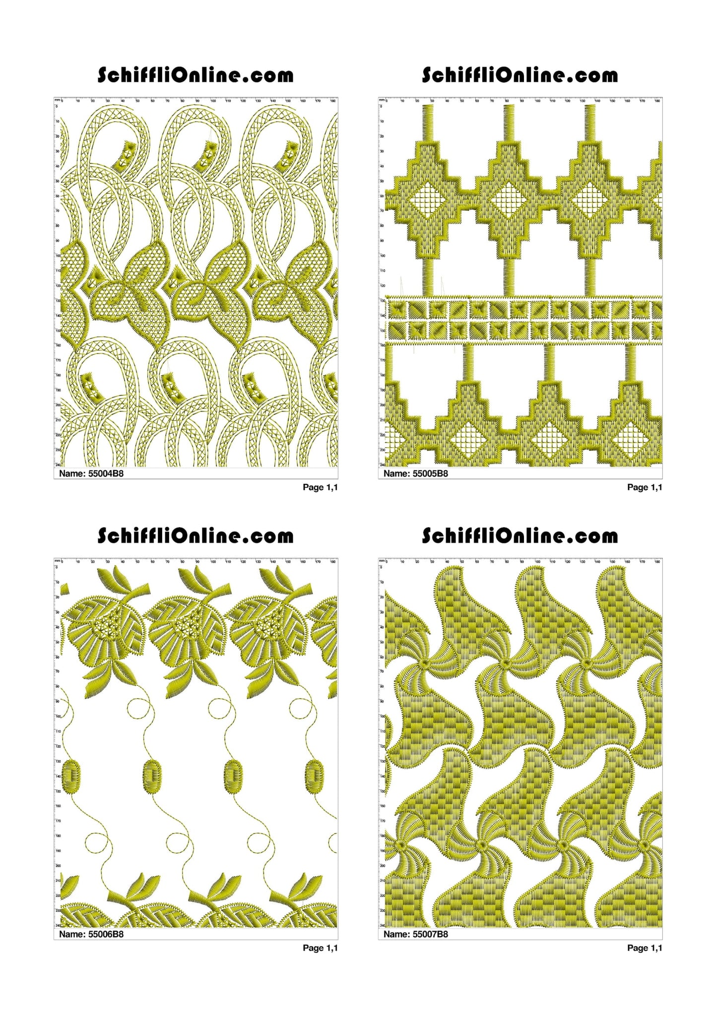 ALLOVER BORER 8X4 VOL 2 - 500 DESIGNS