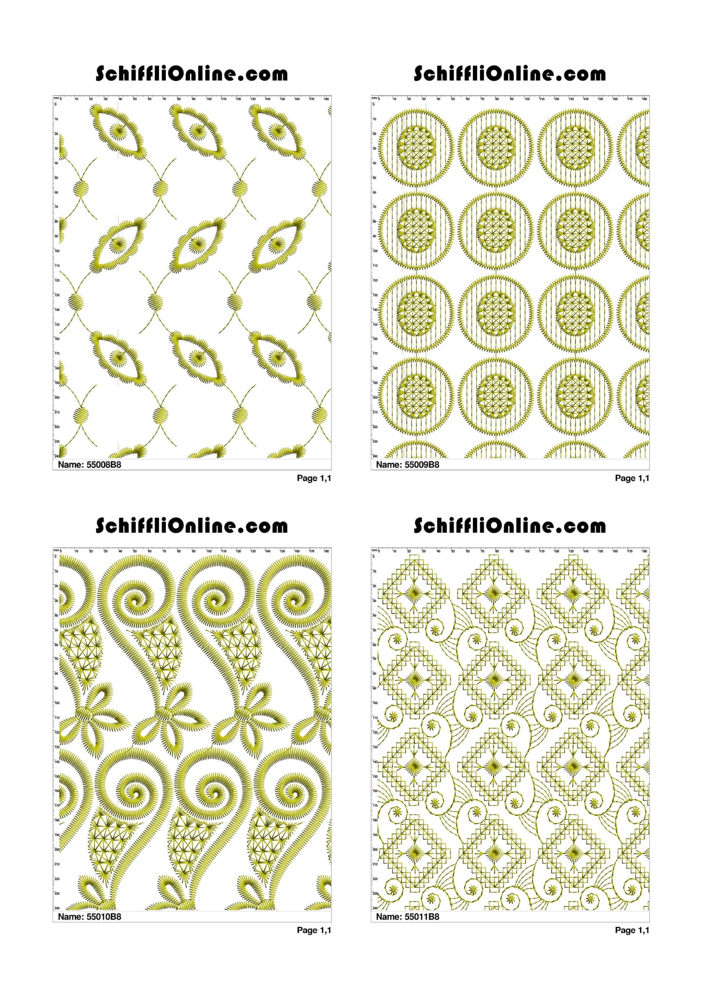 ALLOVER BORER 8X4 VOL 2 - 500 DESIGNS